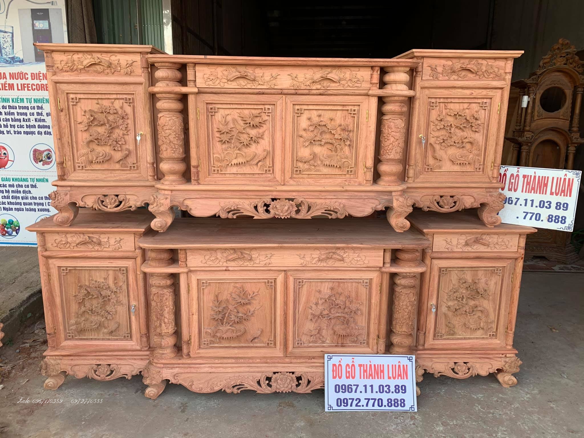 4 Kệ Tivi Gỗ Hương Cánh.: