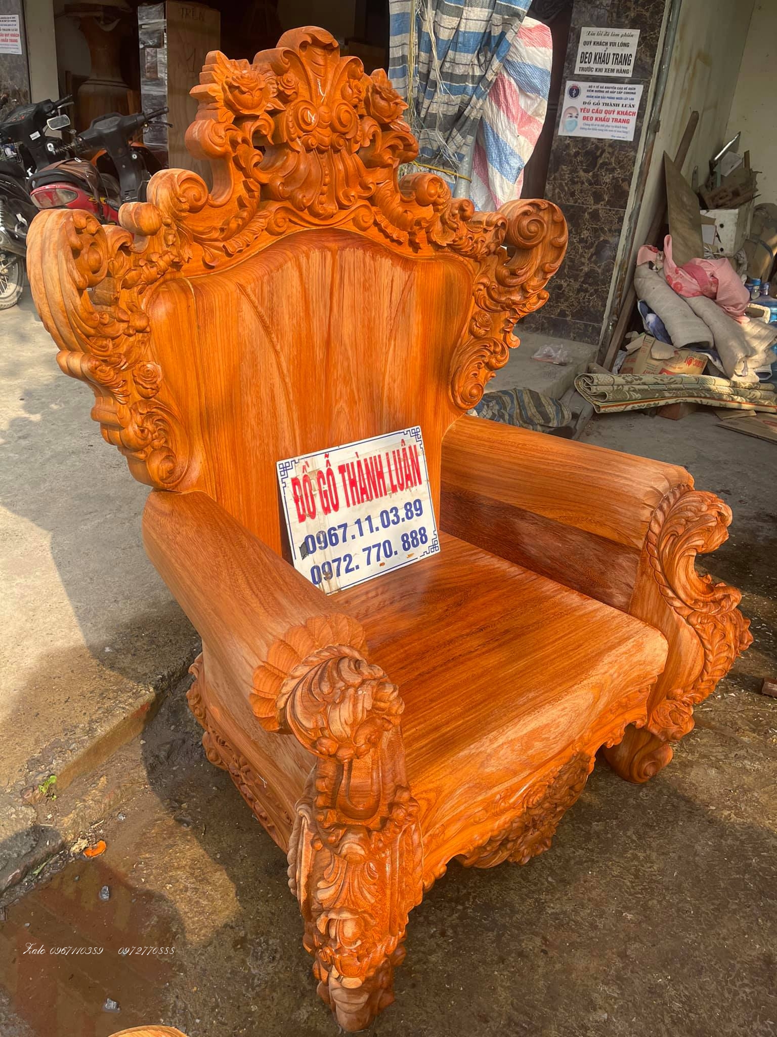 Bộ Ghế Hoàng Gia Gỗ,.: