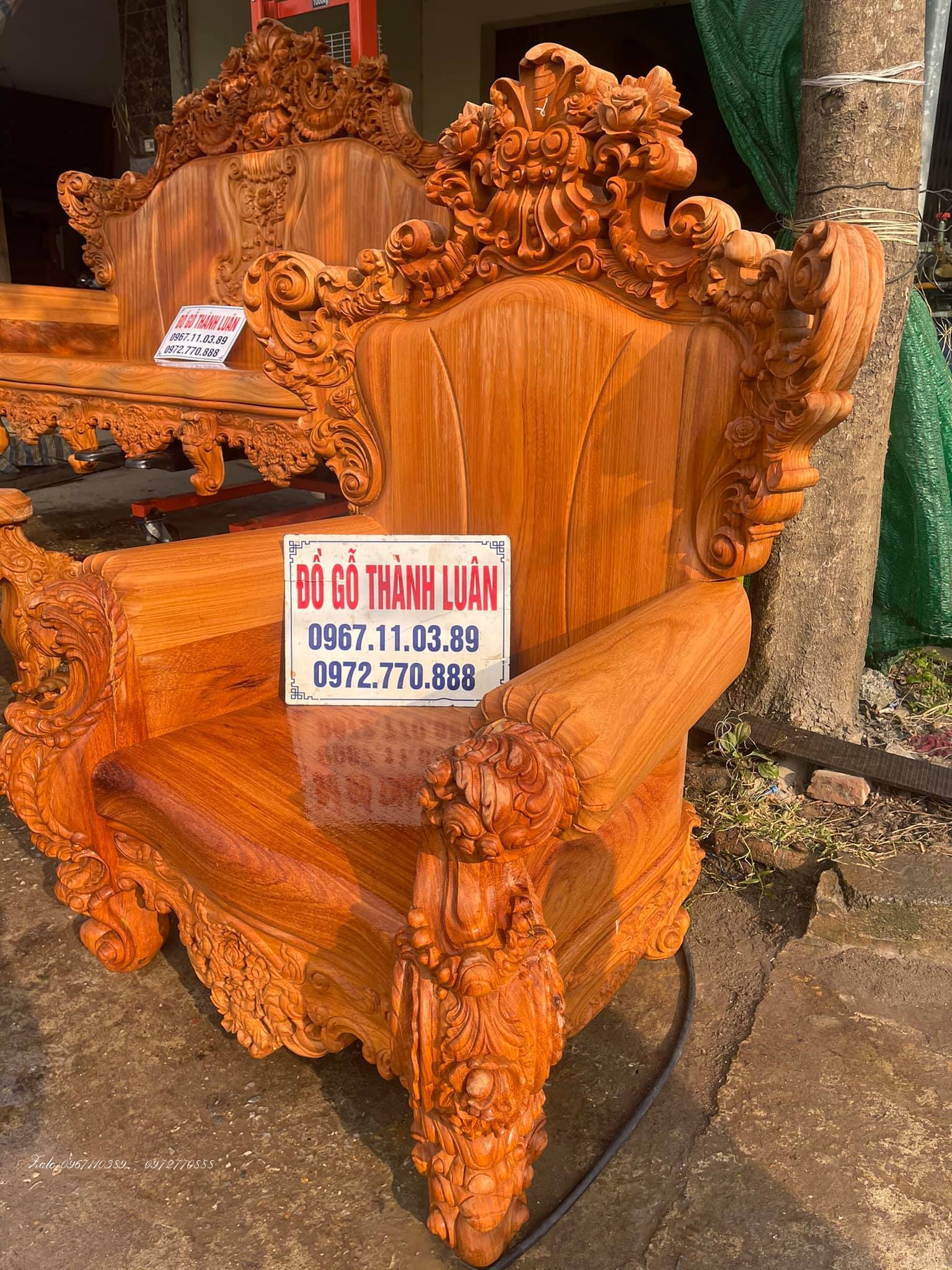 Bộ Ghế Hoàng Gia Gỗ.