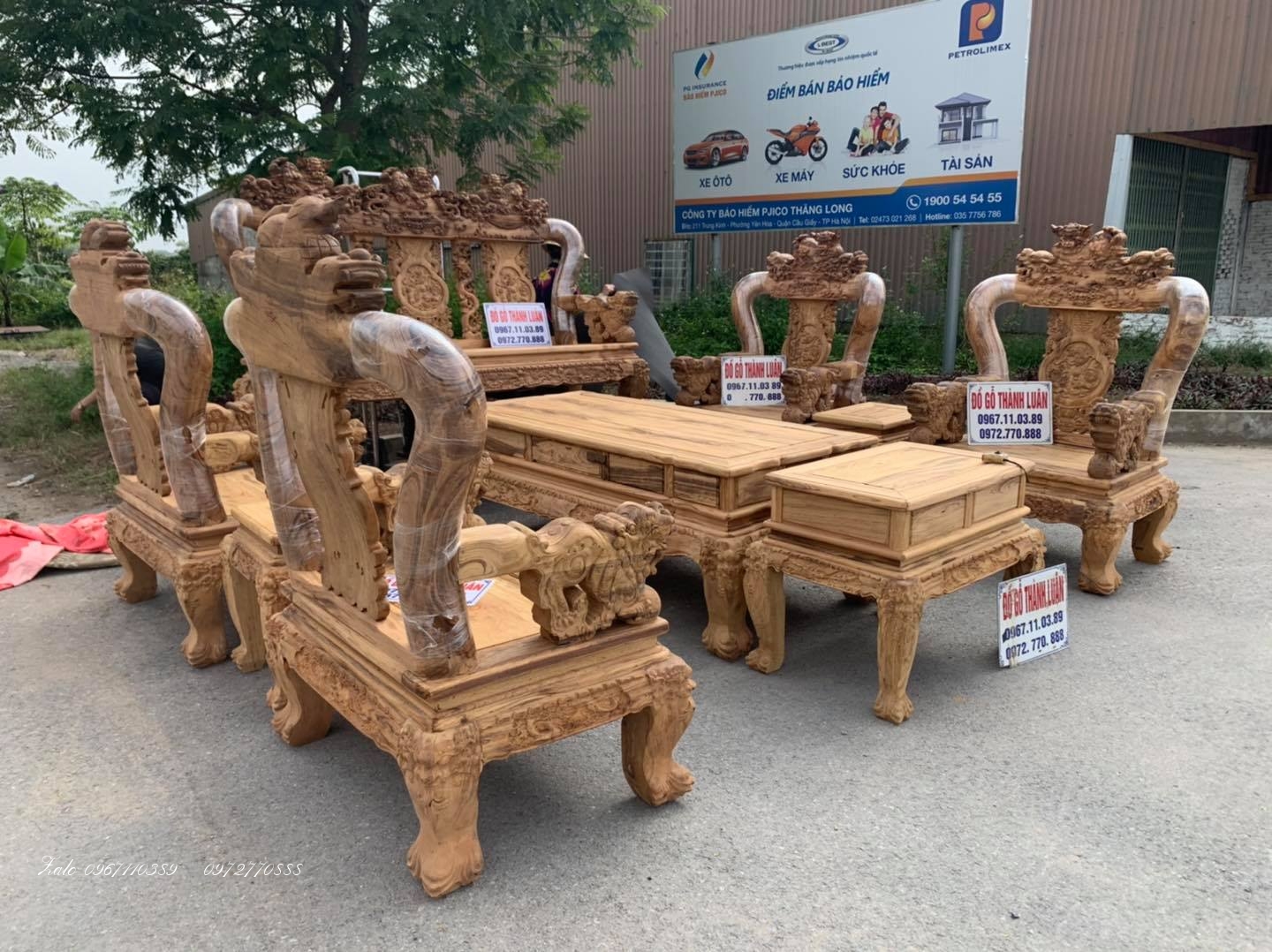 BỘ GHẾ MINH NGHÊ GỖ GỤ TA Quảng Bình