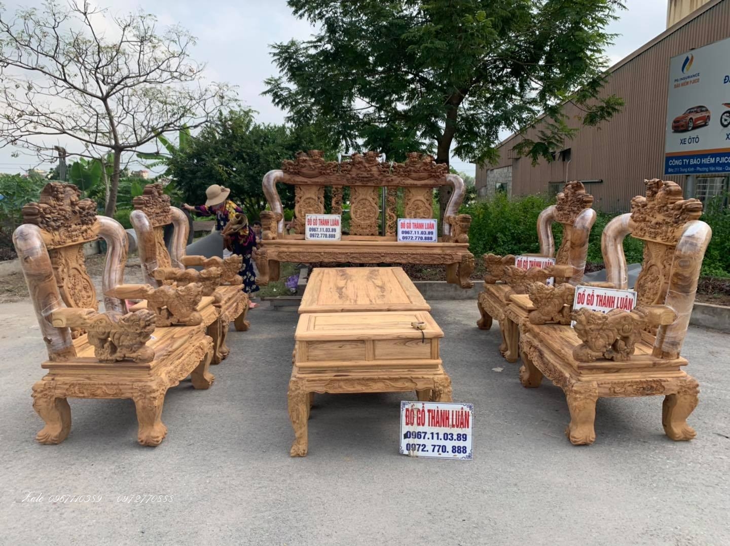 BỘ GHẾ MINH NGHÊ GỖ GỤ TA Quảng Bình