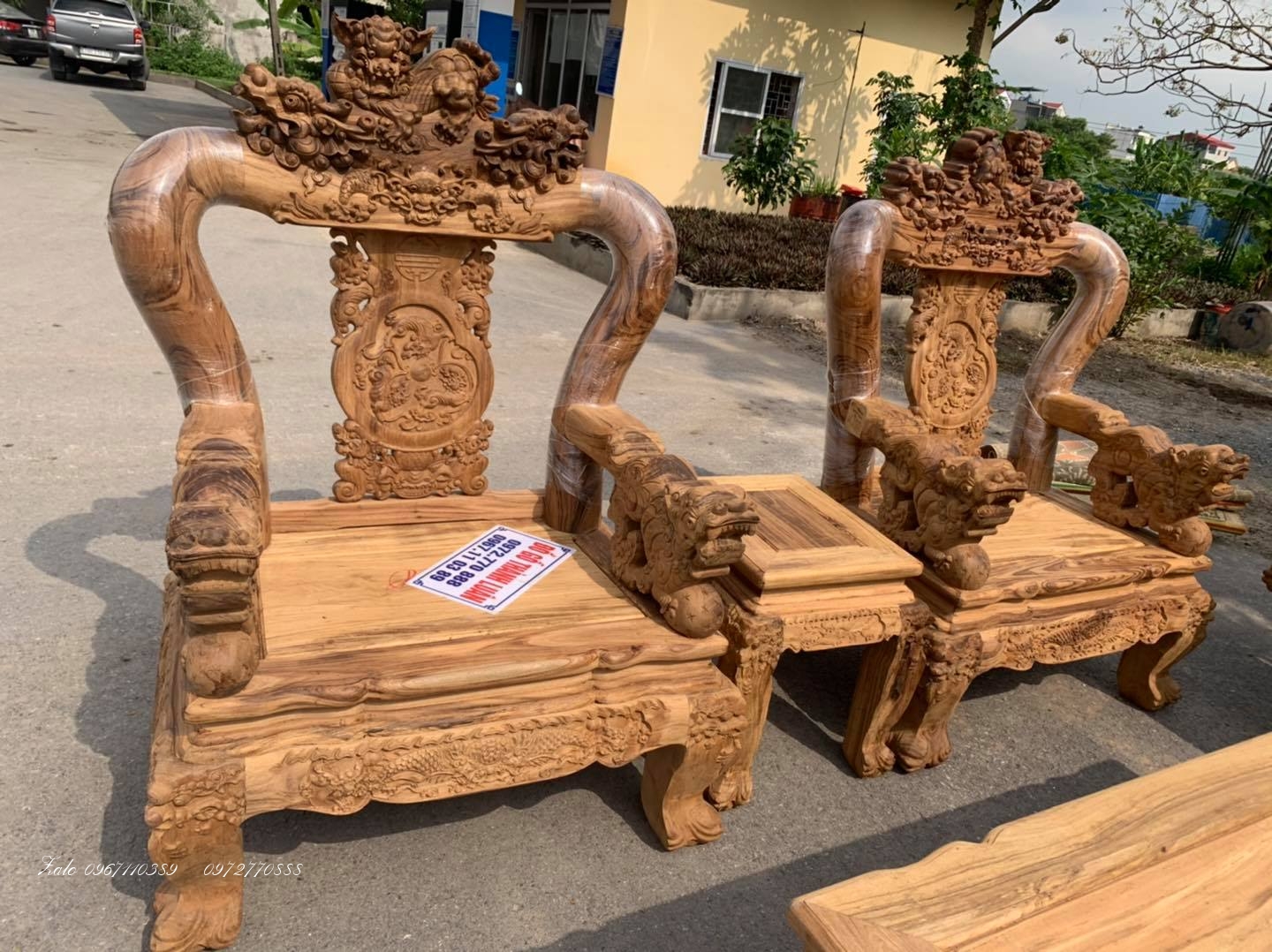 BỘ GHẾ MINH NGHÊ GỖ GỤ TA Quảng Bình..