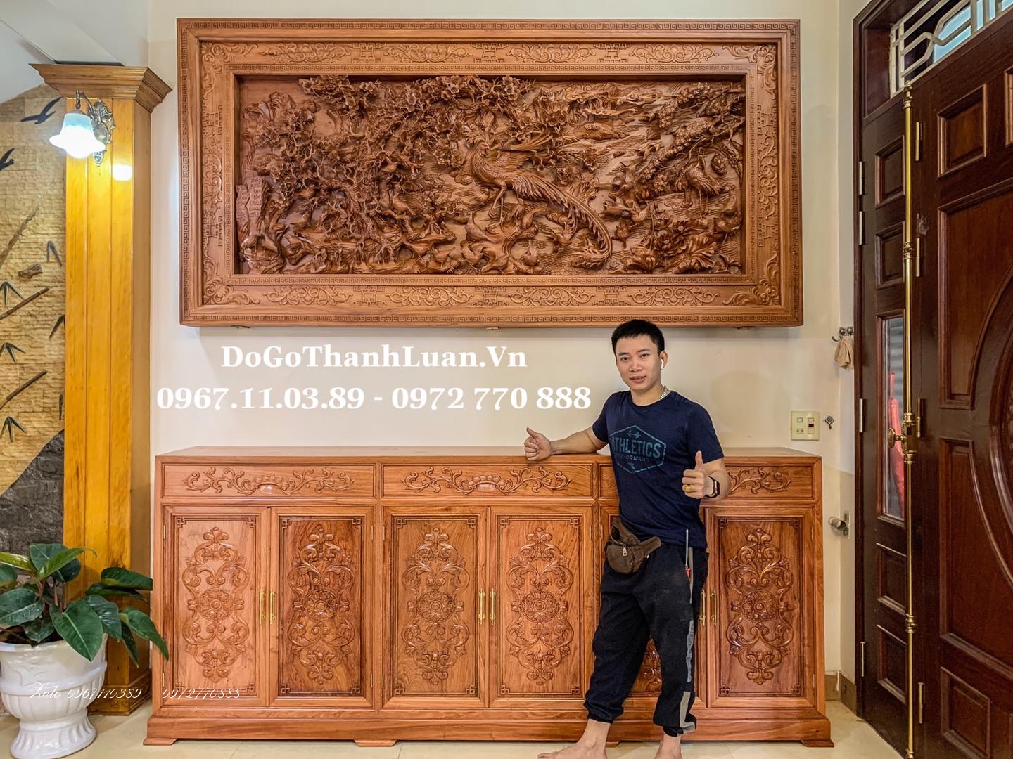 Bức Tranh Bách Điểu Triều Phụng:.