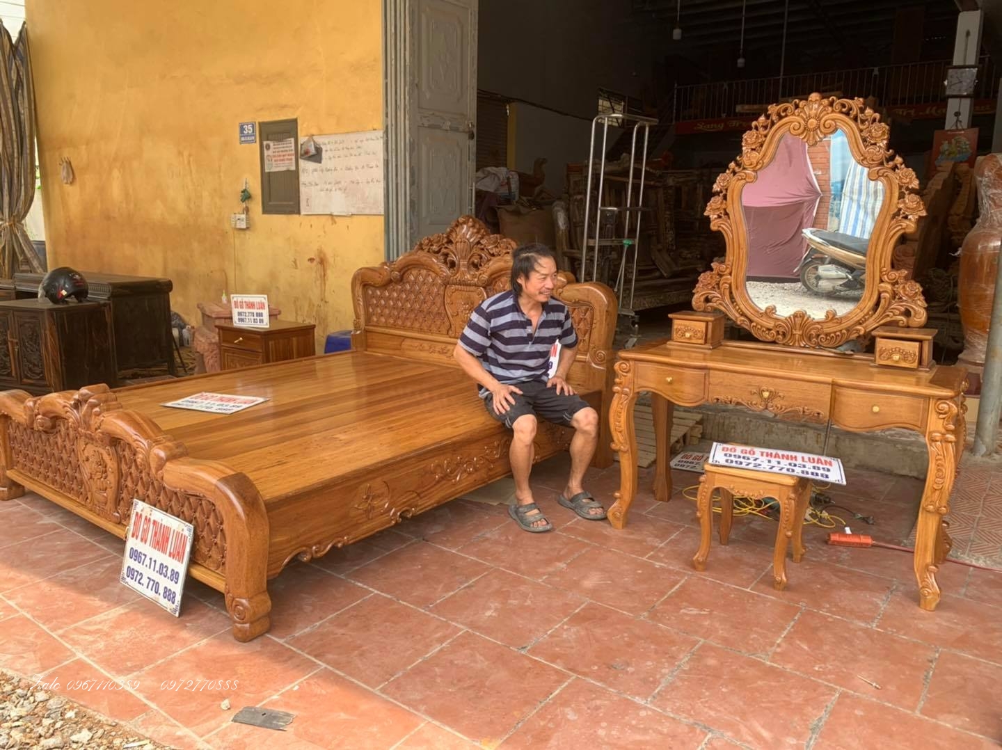 Giường Hồng Trám Chim