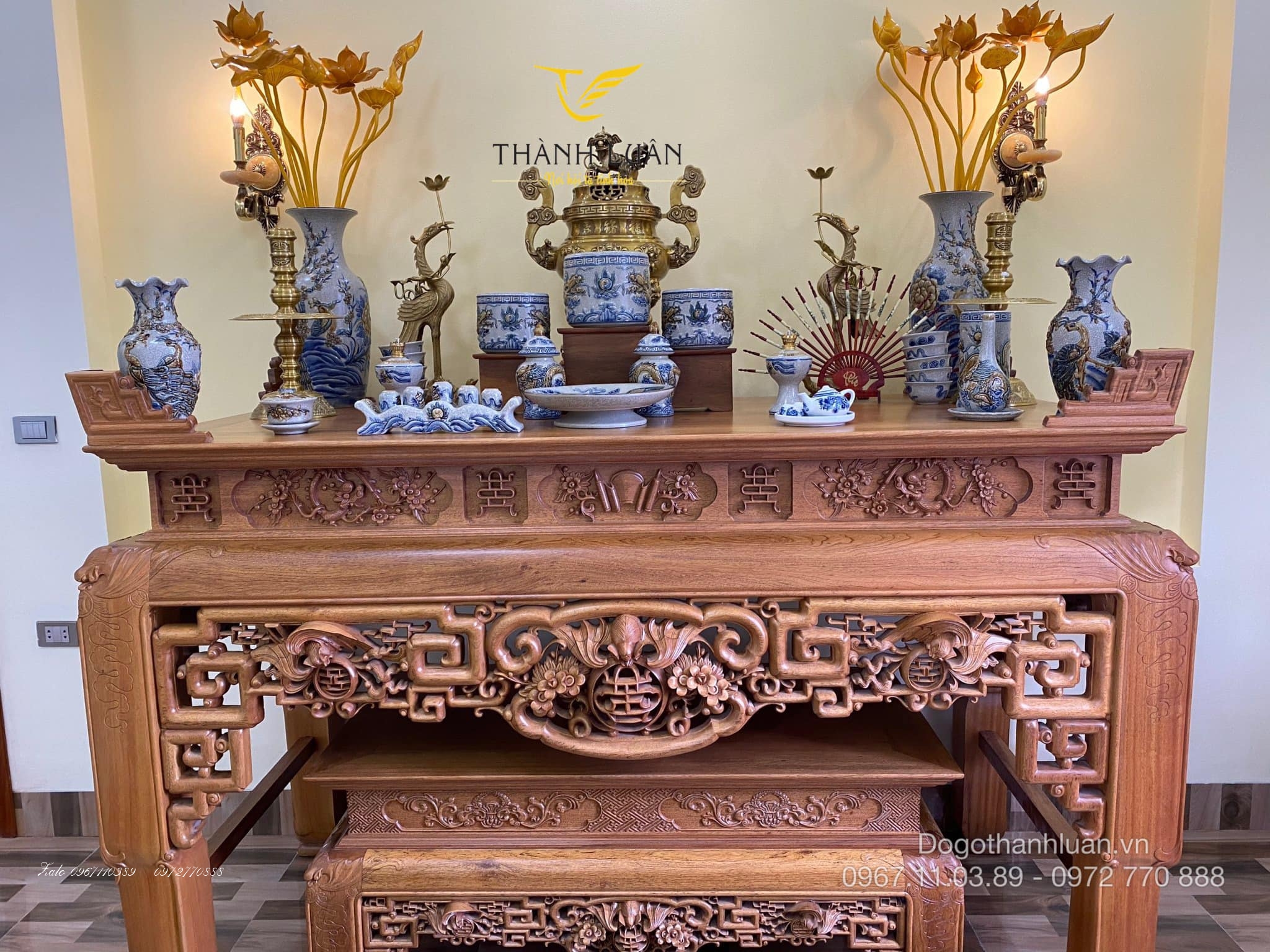 Bộ Bàn Thờ Triện Phúc Thọ: