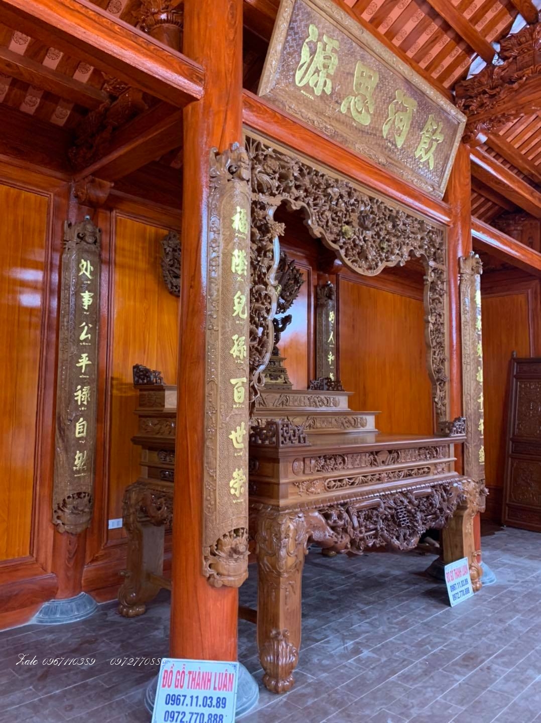 NỘI THẤT NHÀ THỜ GỖ   