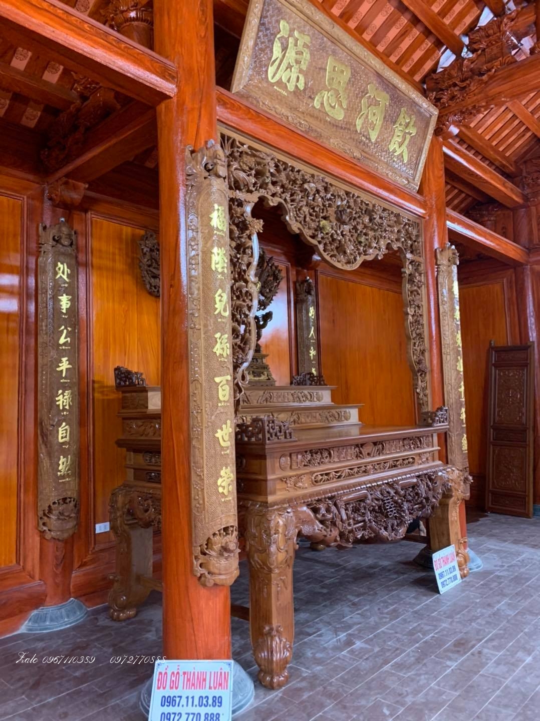 NỘI THẤT NHÀ THỜ GỖ,