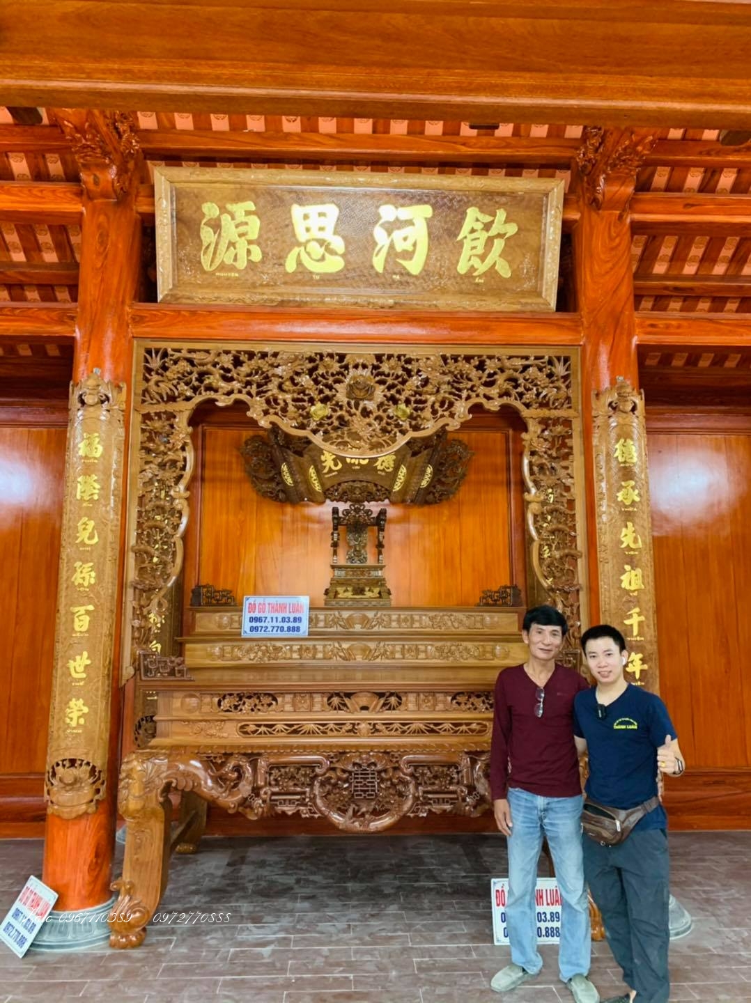 NỘI THẤT NHÀ THỜ GỖ.