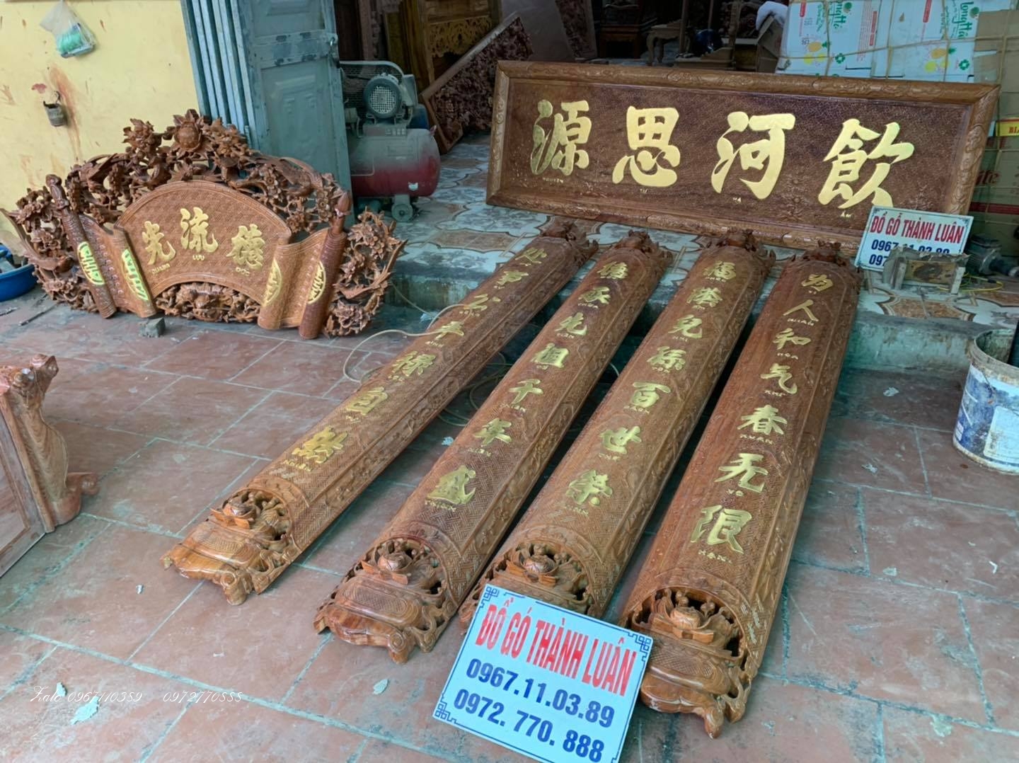 NỘI THẤT NHÀ THỜ GỖ.,