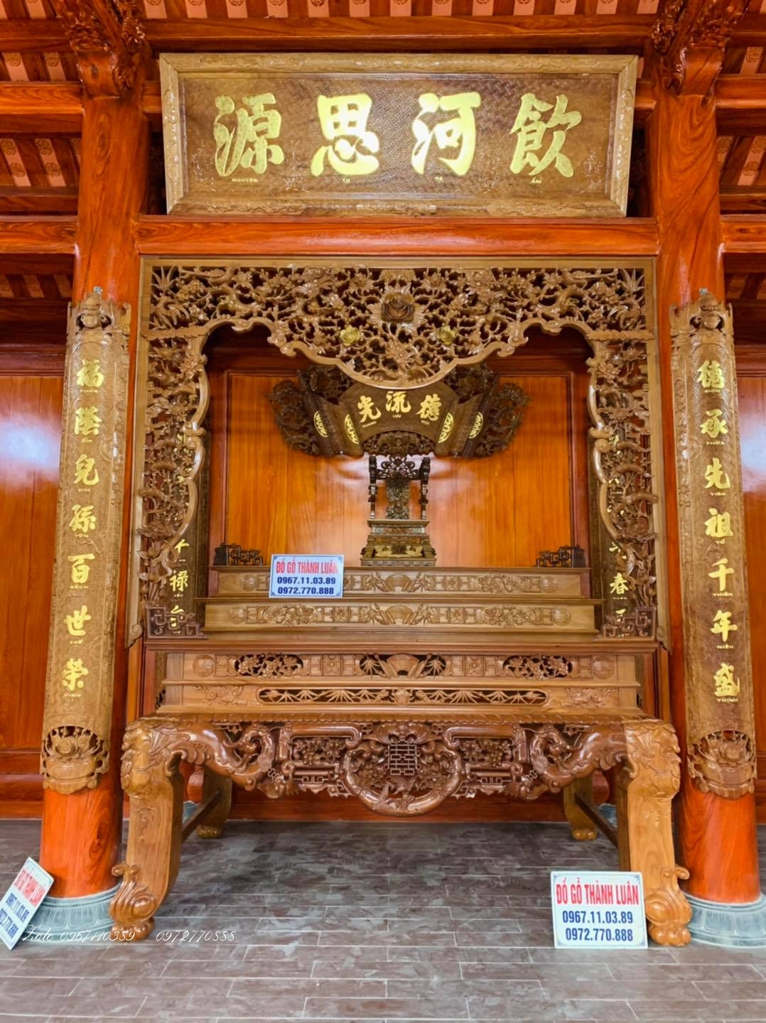 NỘI THẤT NHÀ THỜ GỖ.,: