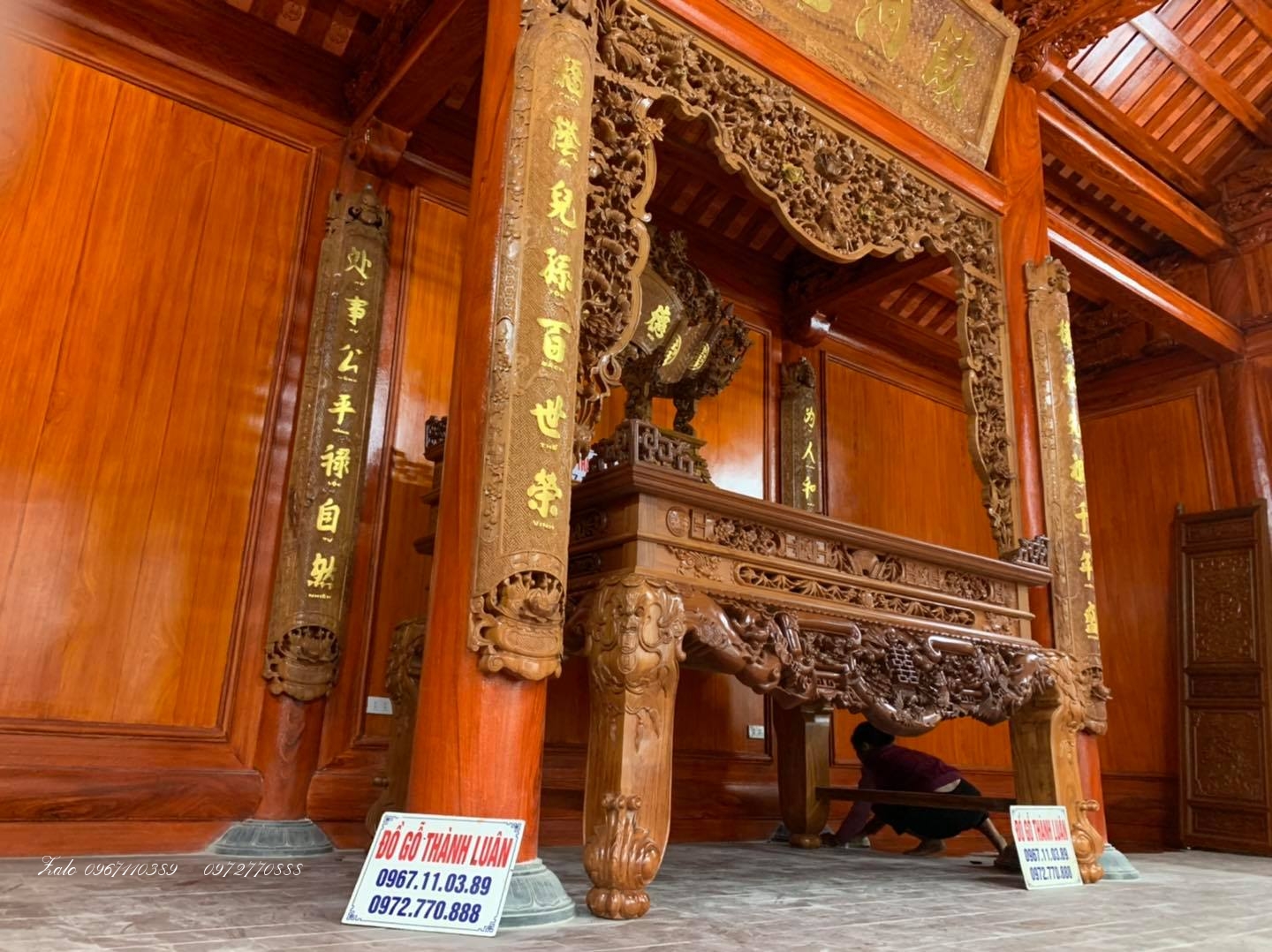 NỘI THẤT NHÀ THỜ GỖ: