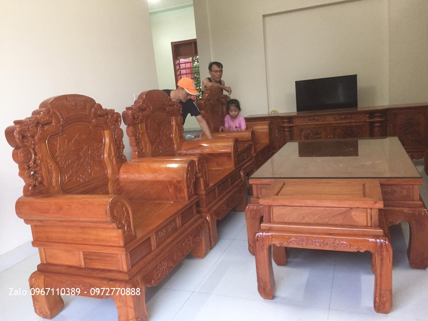 bộ bàn ghế mẫu khổng tử gỗ hương đá Nam Phi,