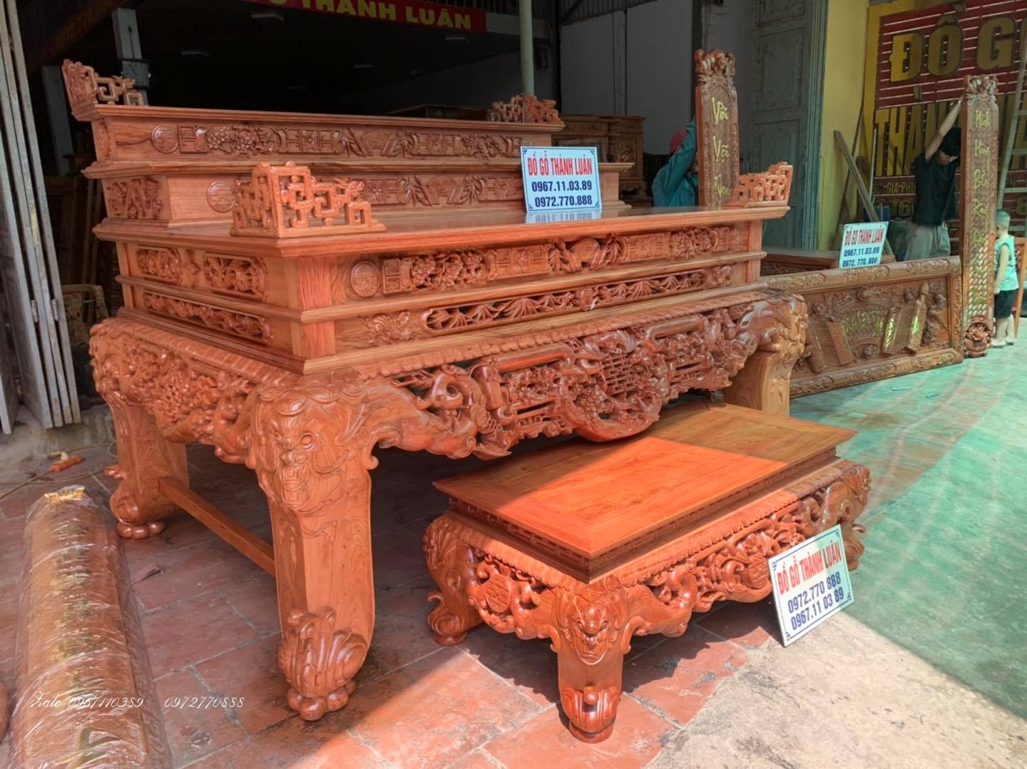 Bộ Sập Thờ Ngũ Phúc Tam Cấp