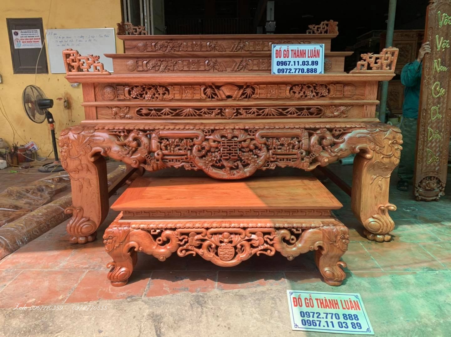 Bộ Sập Thờ Ngũ Phúc Tam Cấp