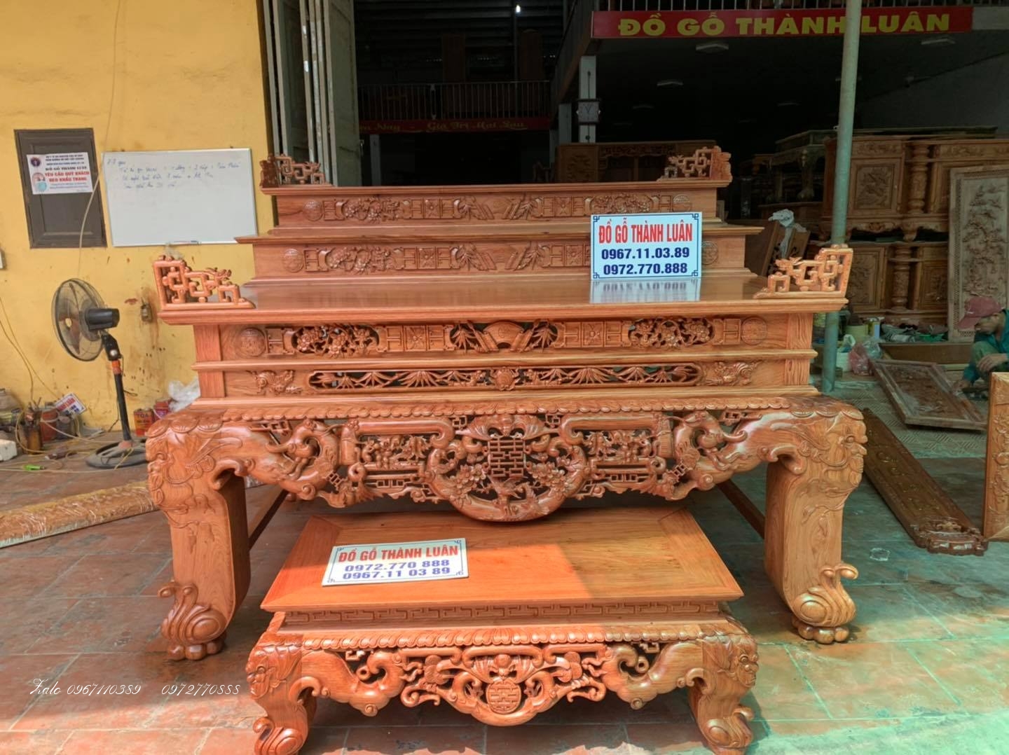 Bộ Sập Thờ Ngũ Phúc Tam Cấp: