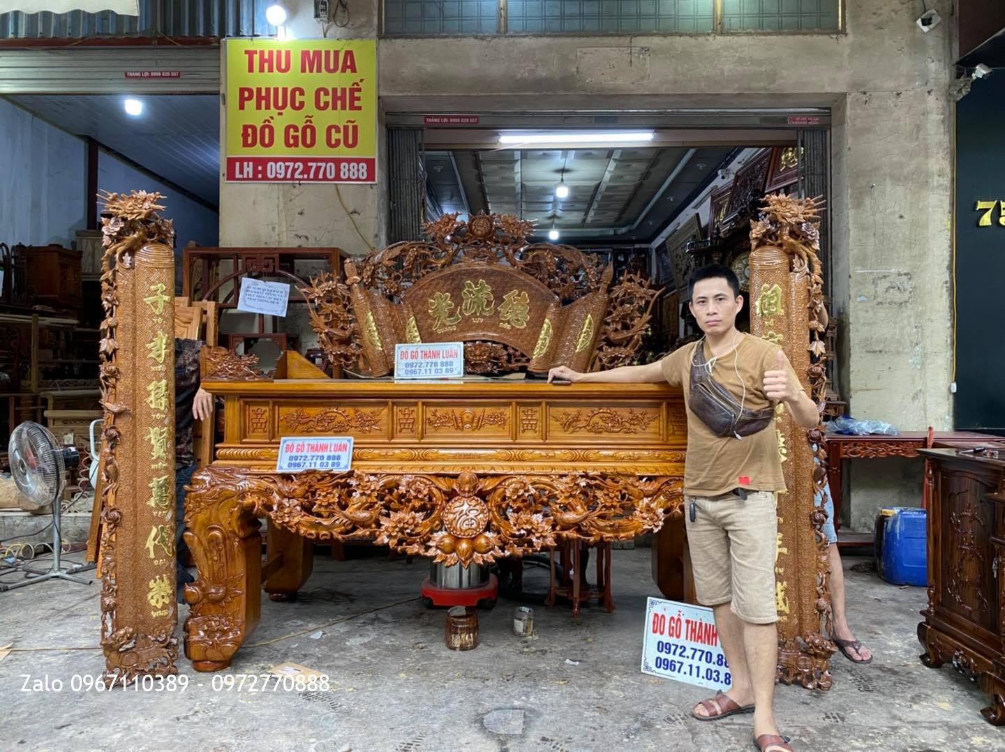 Bộ Sập Thờ Mai Điểu. Anh Hoà Hải Phòng