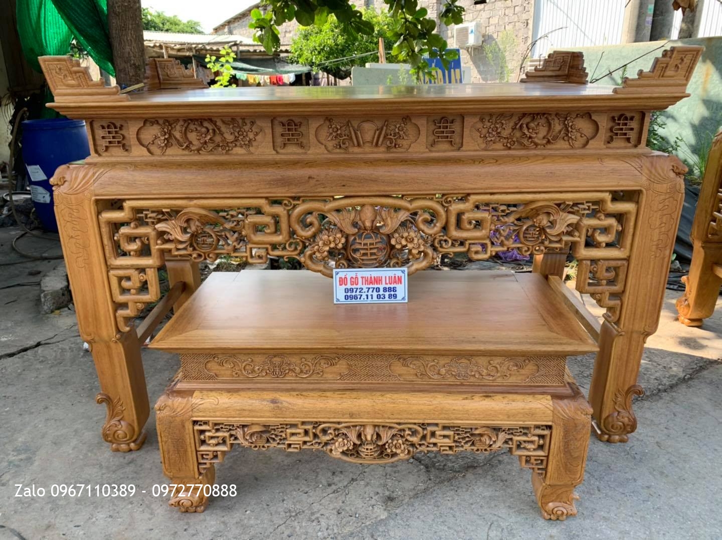 GIƯỜNG HỒNG LU-i Gỗ Hương Siêu Khủng-ư