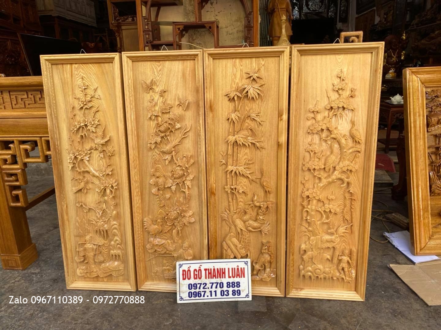 1 bộ ghế nghê bảo đỉnh gồm 6 món cột 12 chân 14 .