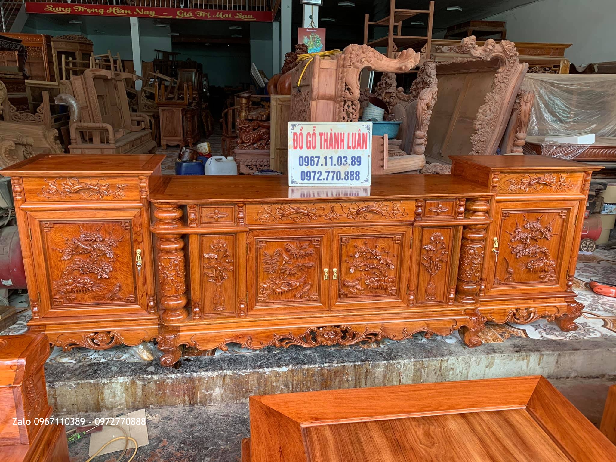 Bộ Nội Thất Phòng Khách Gỗ Hương Bán Về Hải Hậu Nam Địnhm