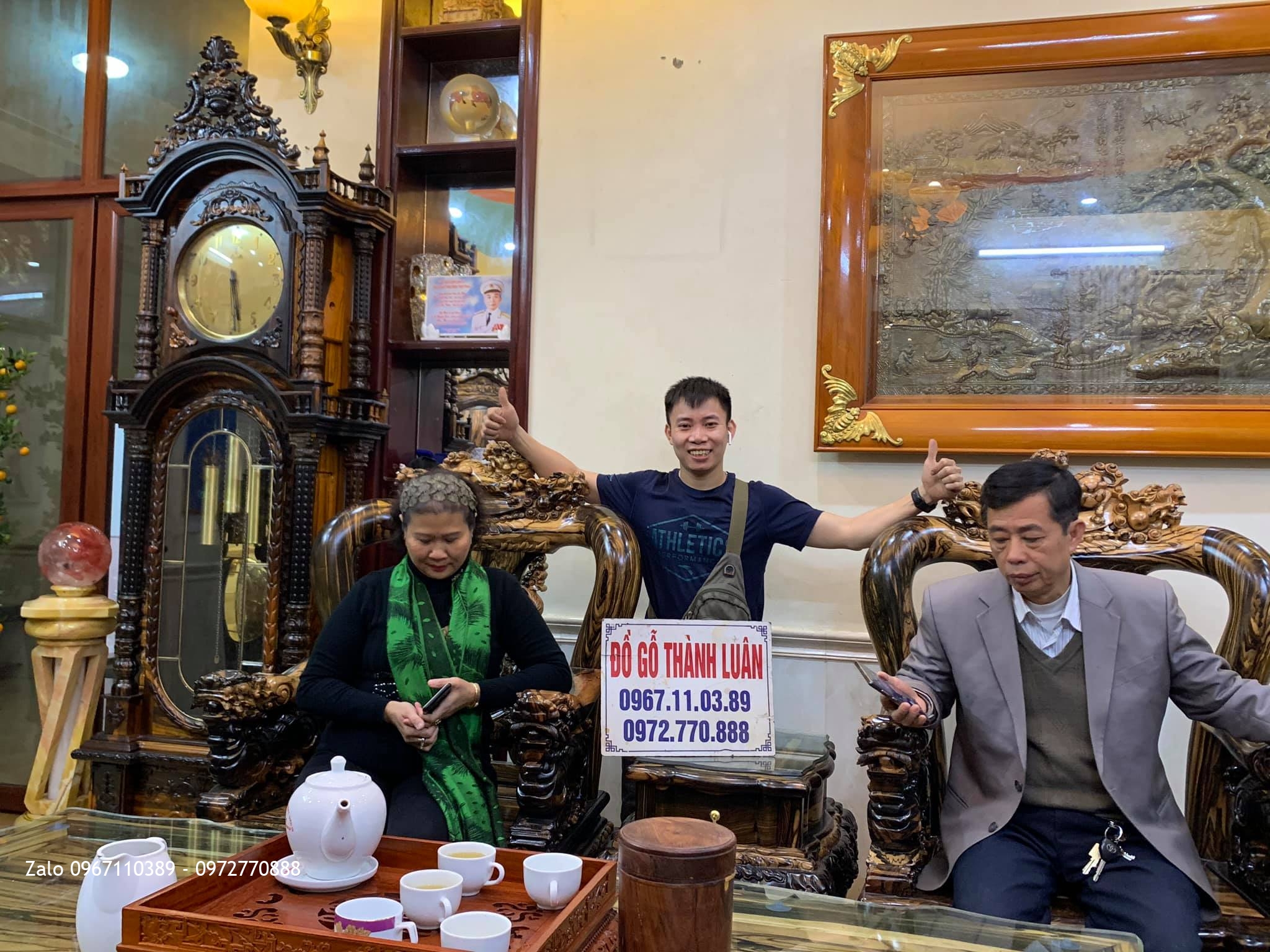 Nội Thất Gỗ Mun cho gđ Bác Sĩ Minh Văn Tại Thái Nguyên-