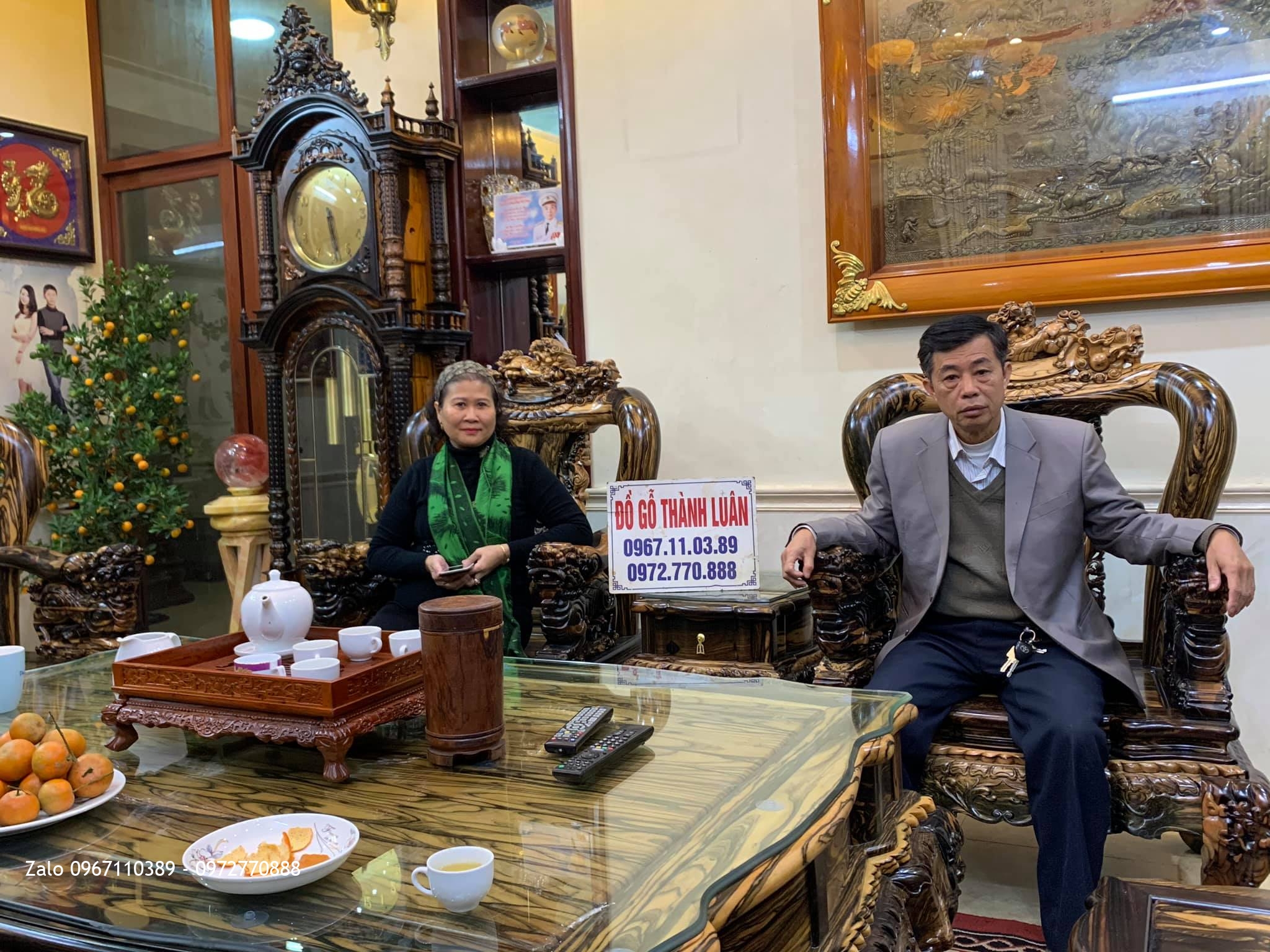 Nội Thất Gỗ Mun cho gđ Bác Sĩ Minh Văn Tại Thái Nguyên:;