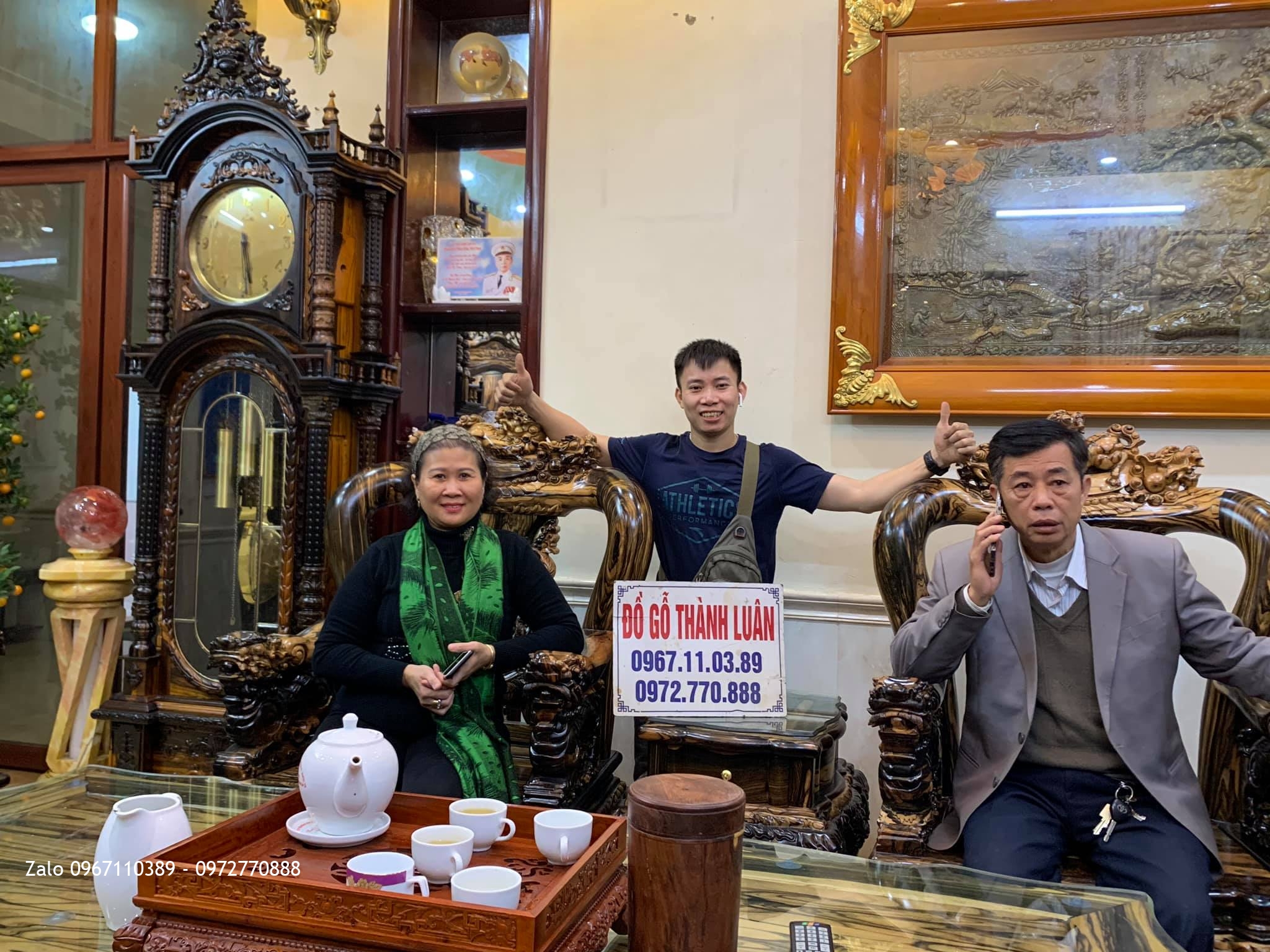 Nội Thất Gỗ Mun. gđ Bác Sĩ Minh Văn Tại Thái Nguyên