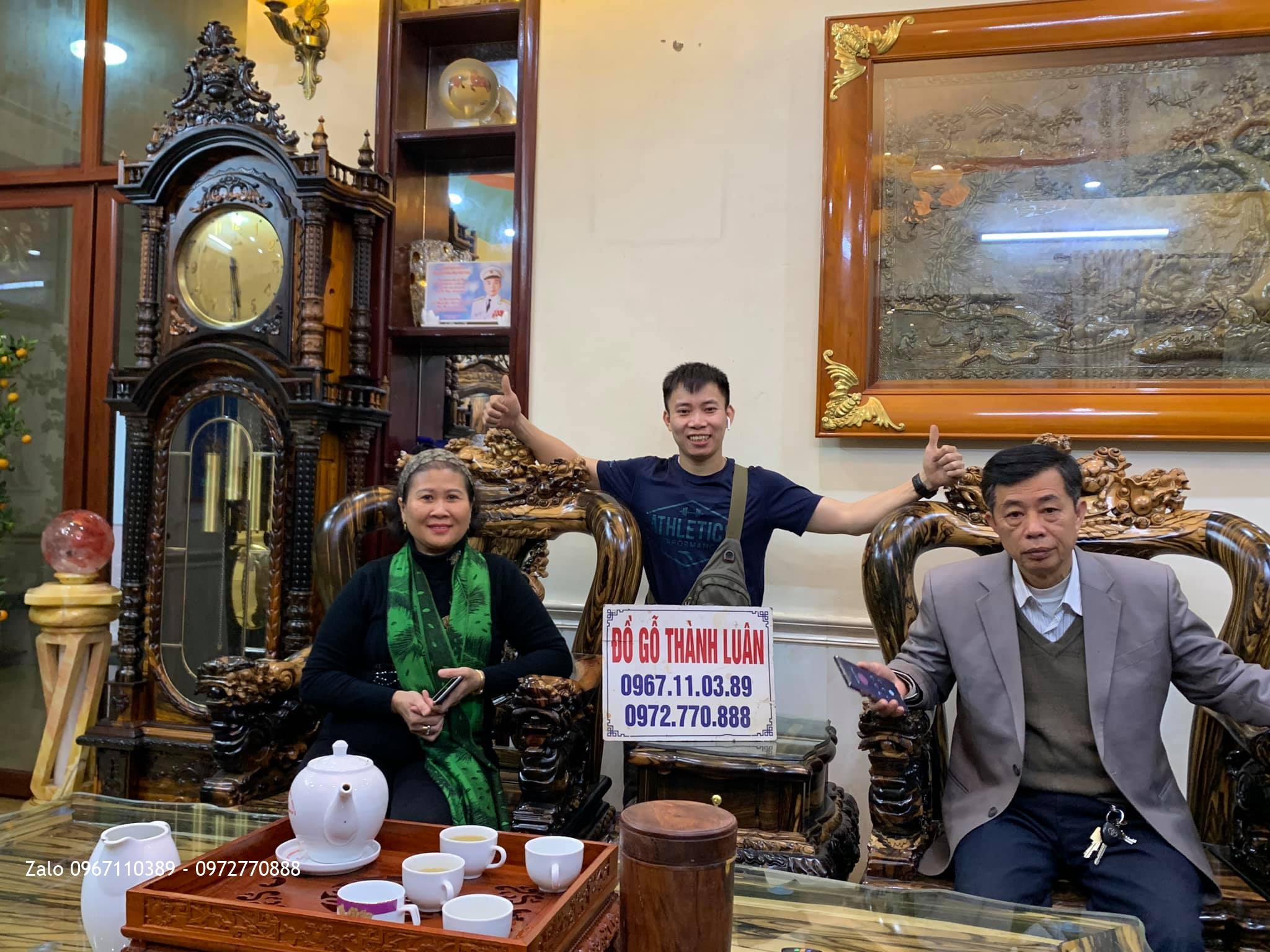 Nội Thất Gỗ Mun cho gđ Bác Sĩ Minh Văn Tại Thái Nguyênư