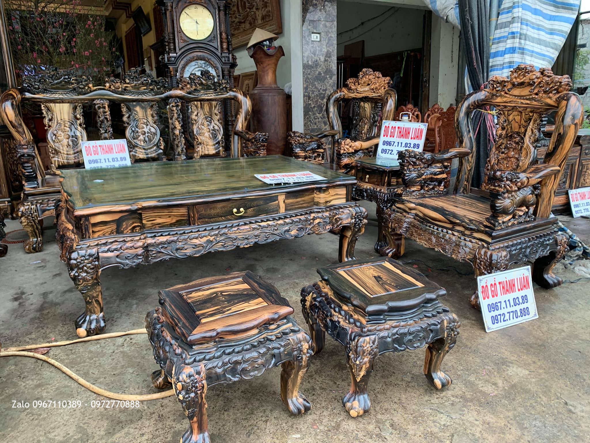 Nội Thất Gỗ Mun cho gđ Bác Sĩ Minh Văn Tại Thái Nguyên1