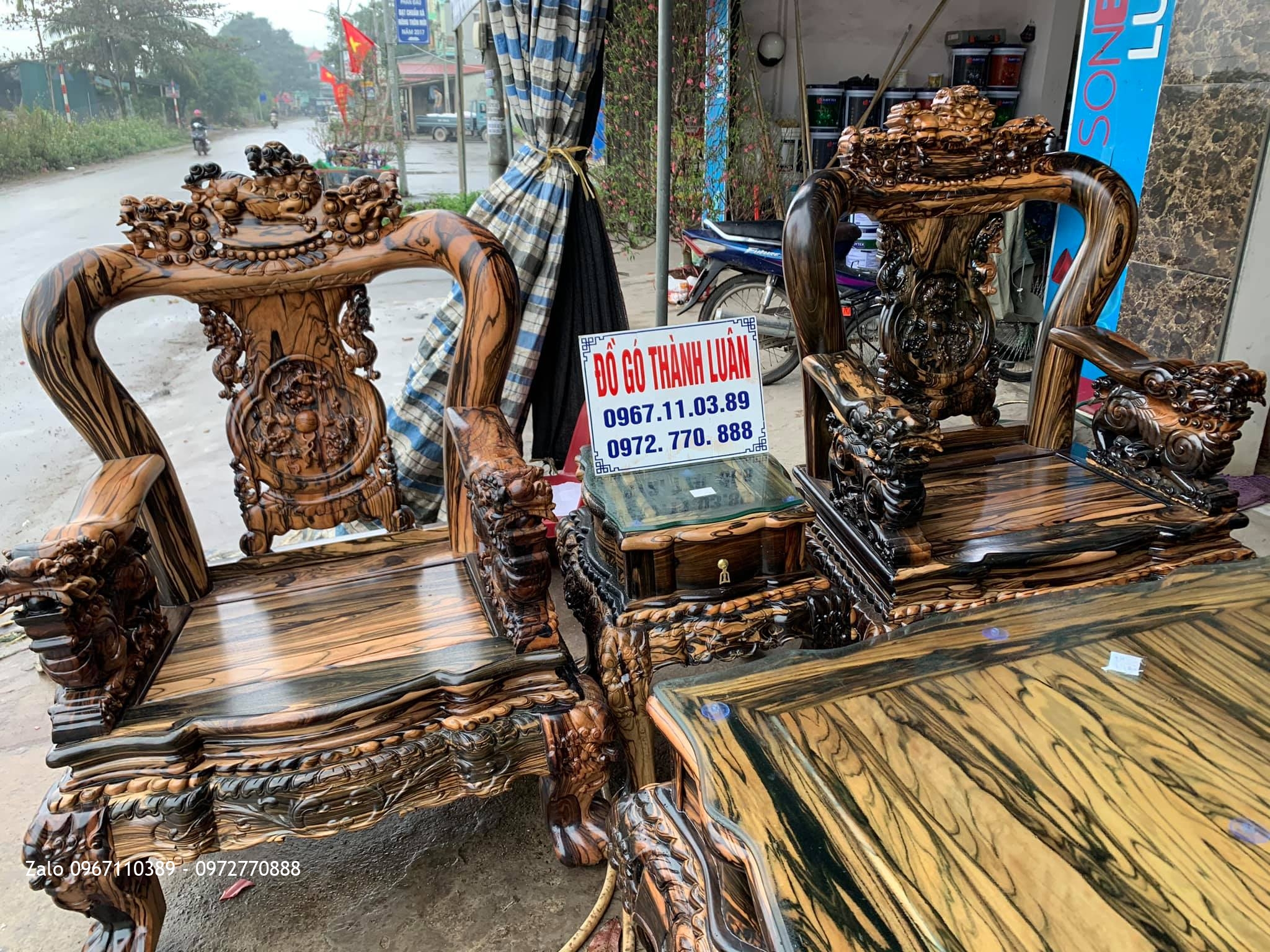 Nội Thất Gỗ Mun cho gđ Bác Sĩ Minh Văn Tại Thái Nguyên11