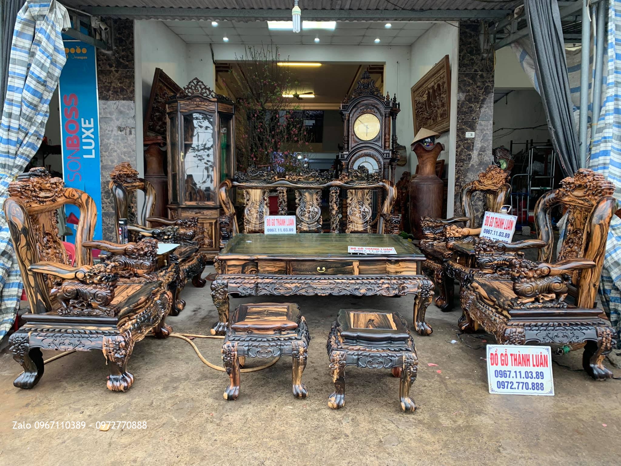 Nội Thất Gỗ Mun cho gđ Bác Sĩ Minh Văn Tại Thái Nguyên12