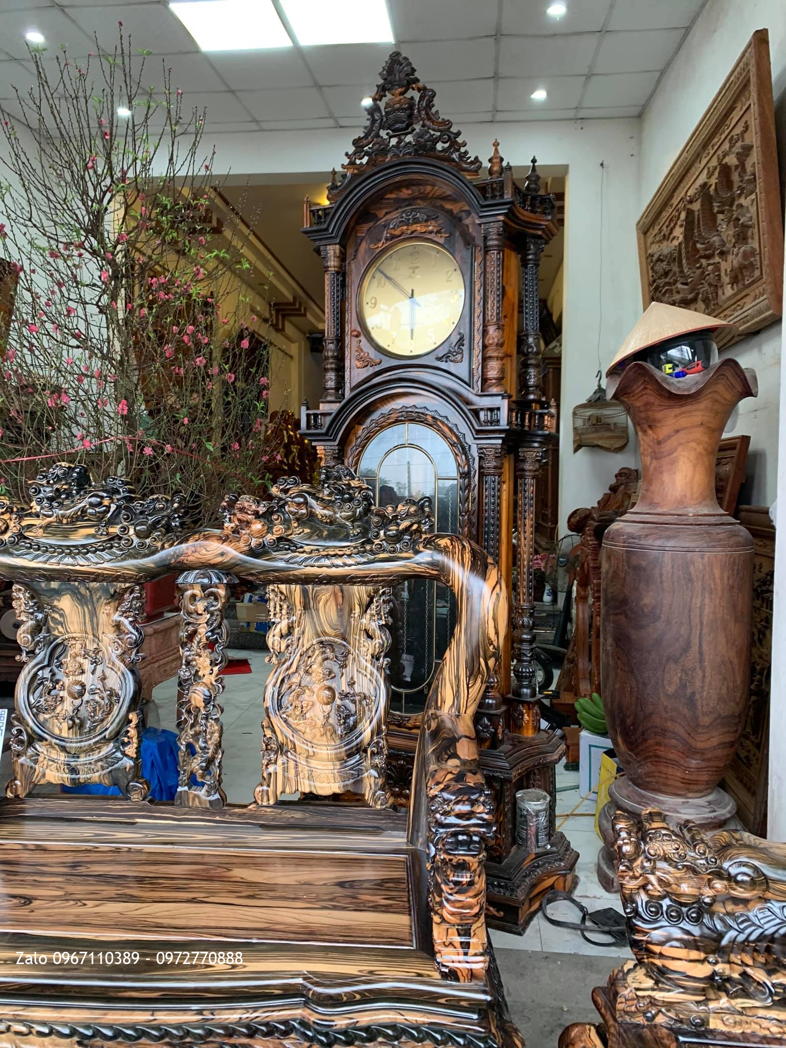 Nội Thất Gỗ Mun cho gđ Bác Sĩ Minh Văn Tại Thái Nguyên123