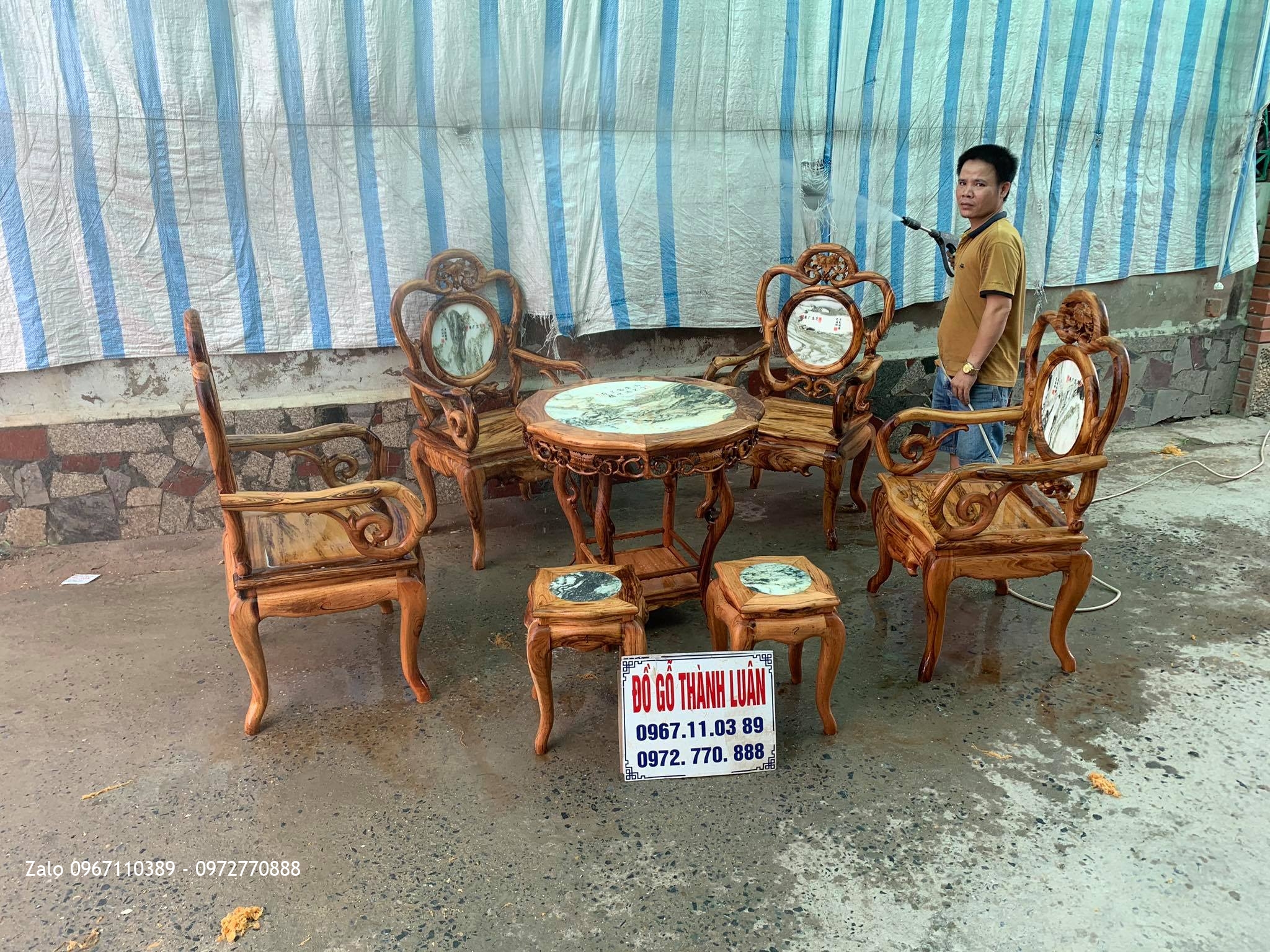 Bộ Bàn Ghế Guột Nho