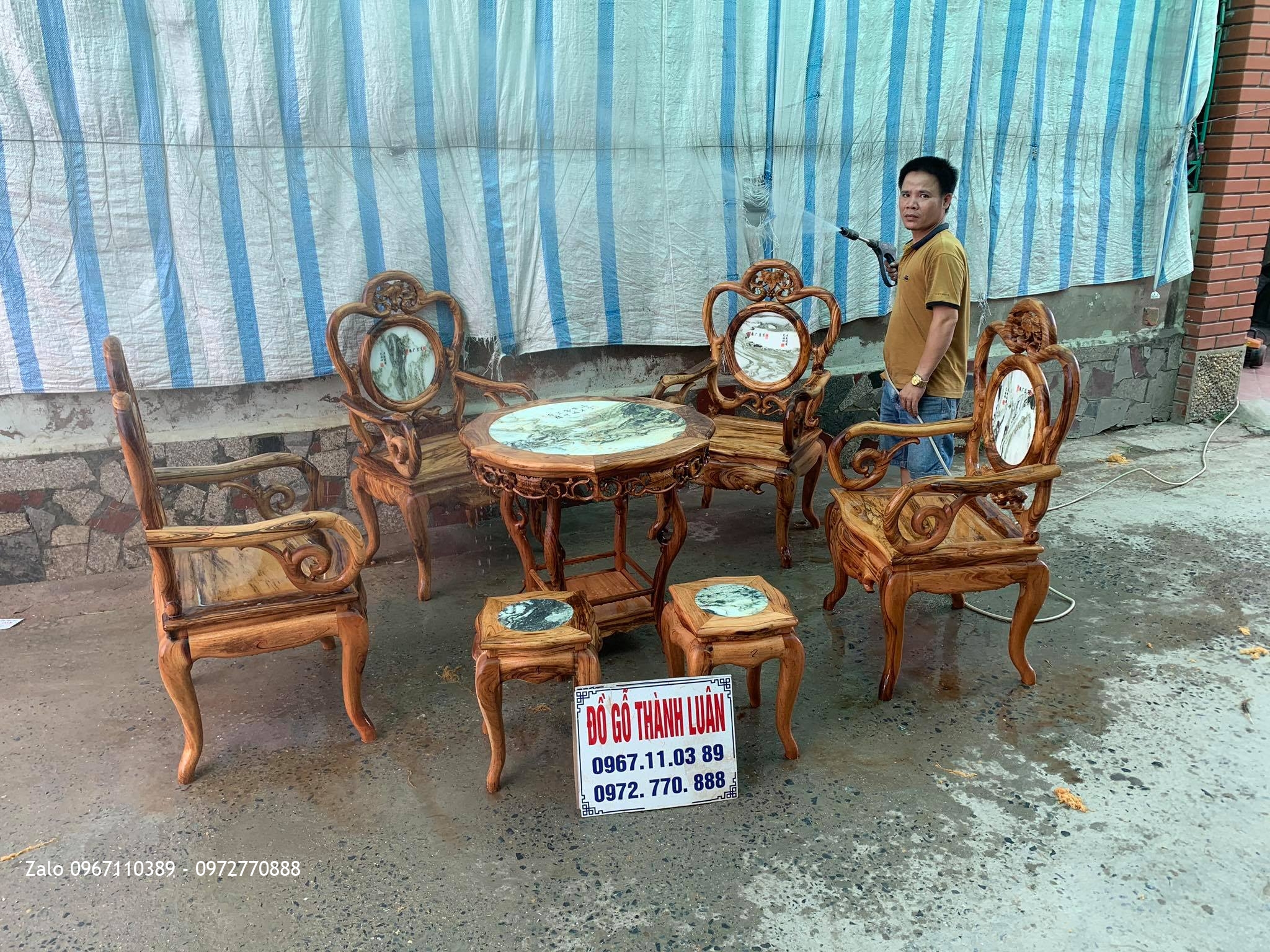 Bộ Bàn Ghế Guột Nho