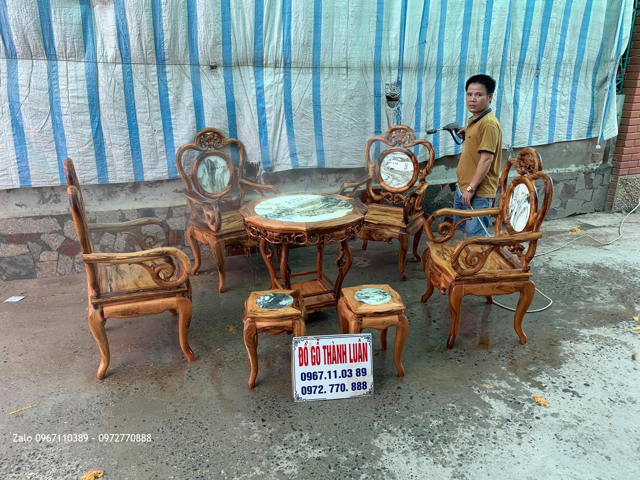 Bộ Bàn Ghế Guột Nho