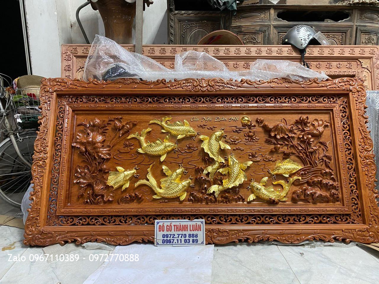 tranh gỗ hương đỏ Nam Phi rát vàng Đài Loan