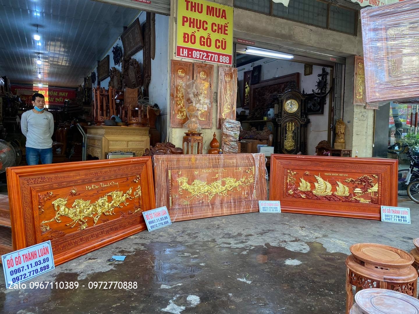 tranh gỗ hương đỏ Nam Phi rát vàng Đài Loan