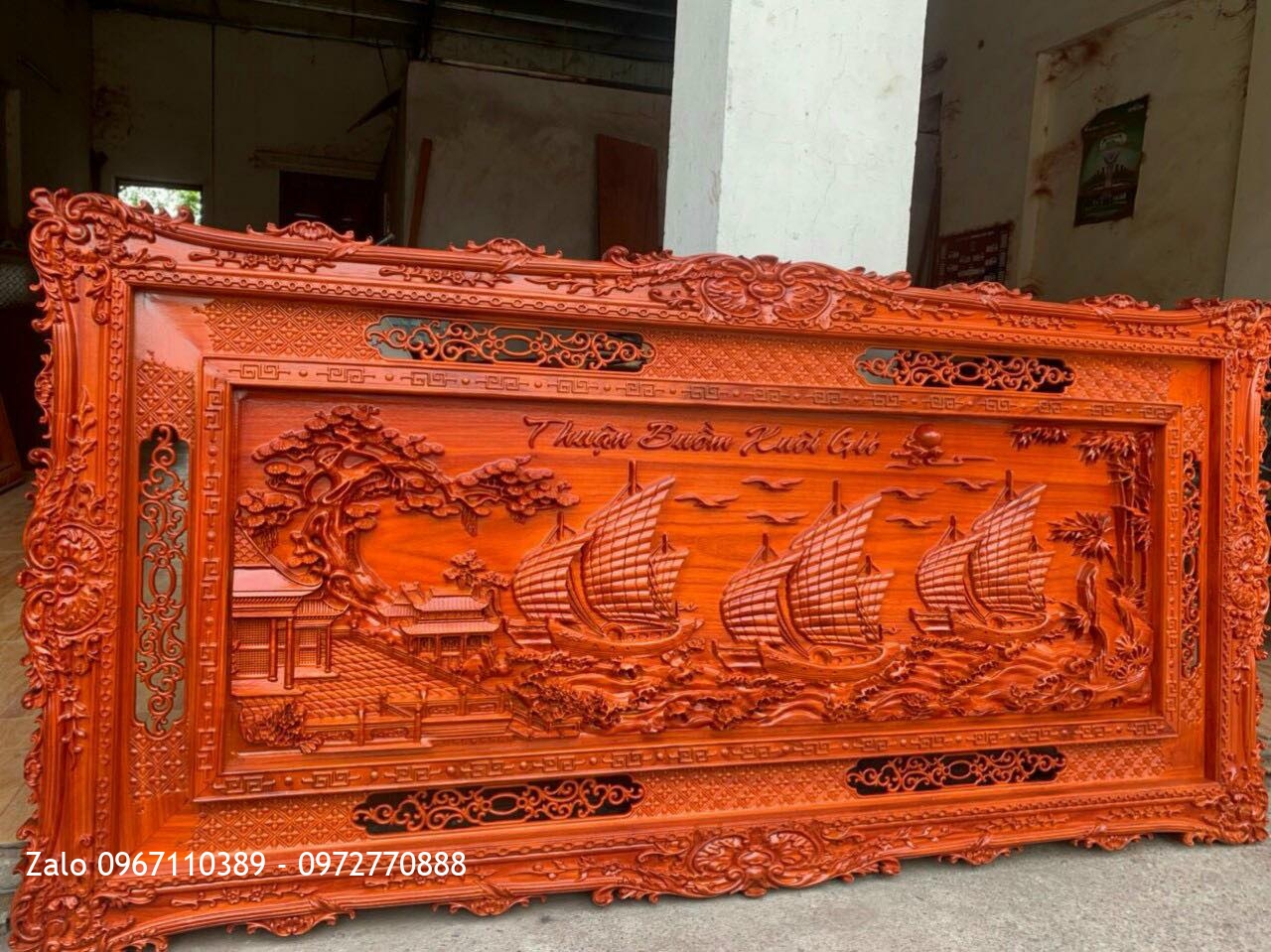 tranh gỗ hương đỏ Nam Phi rát vàng Đài Loan11