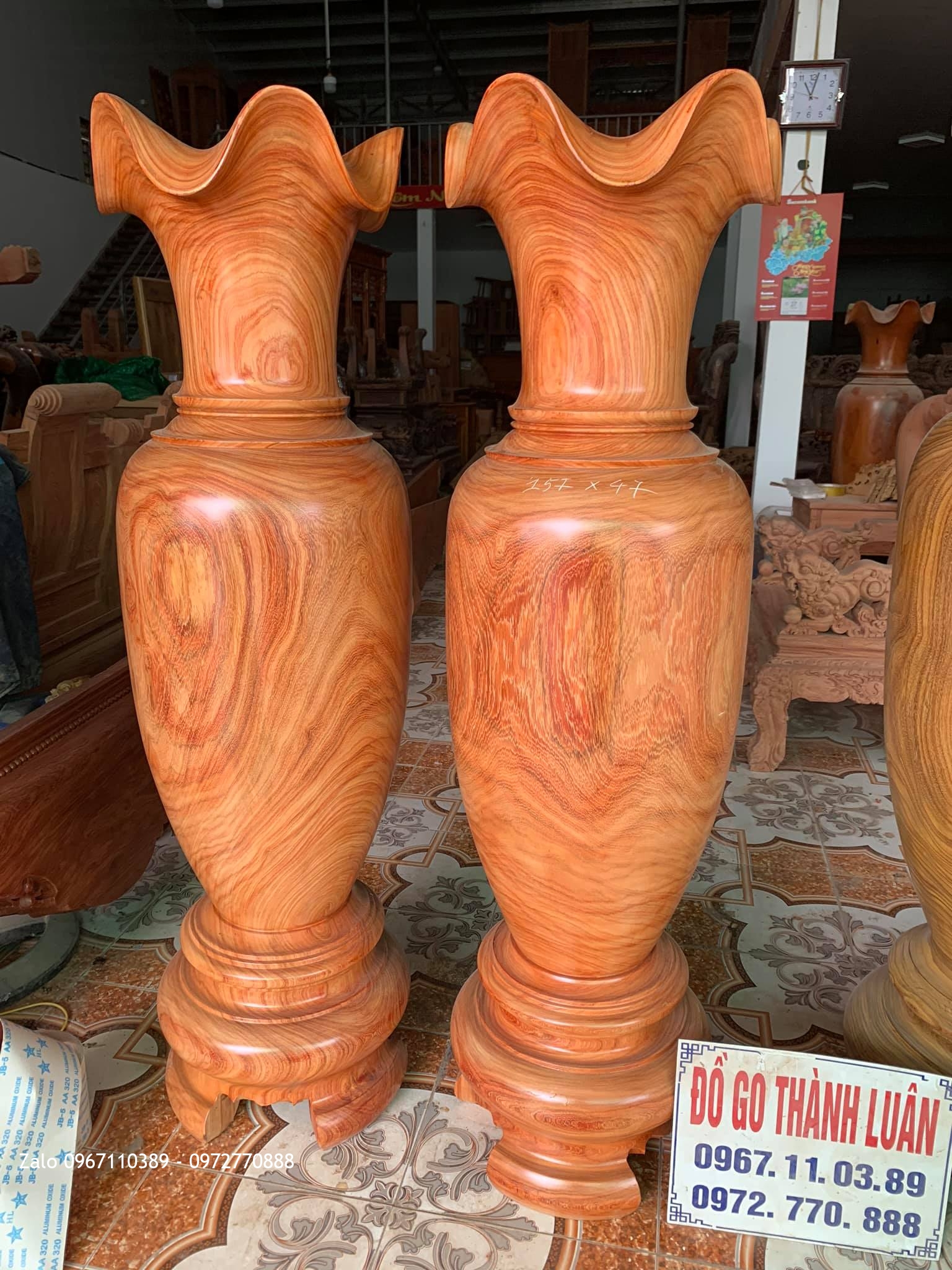 2 Đôi Lọ Lộc Bình Vân Víp.