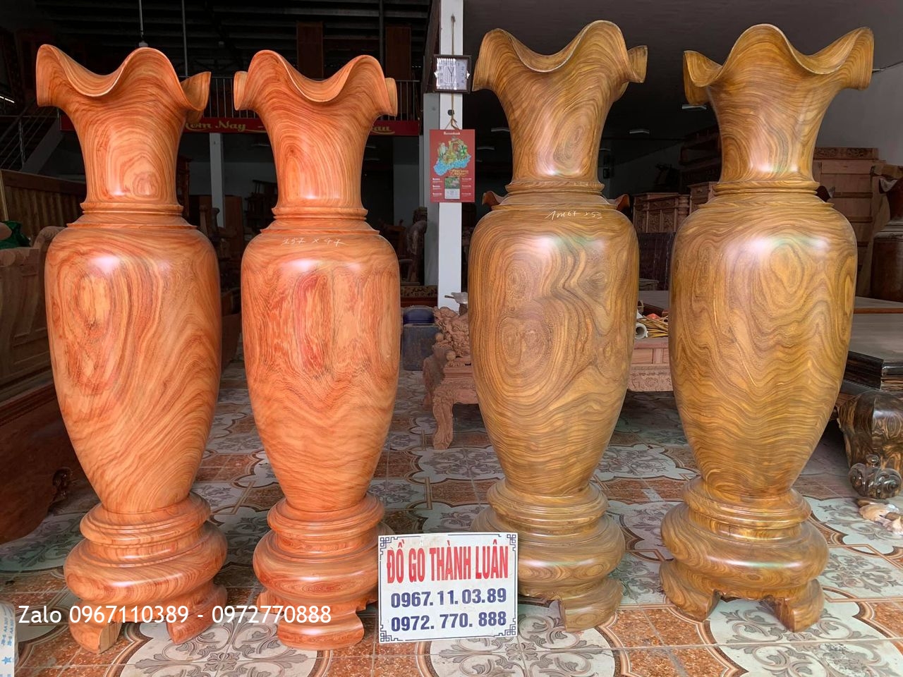 2 Đôi Lọ Lộc Bình Vân Víp