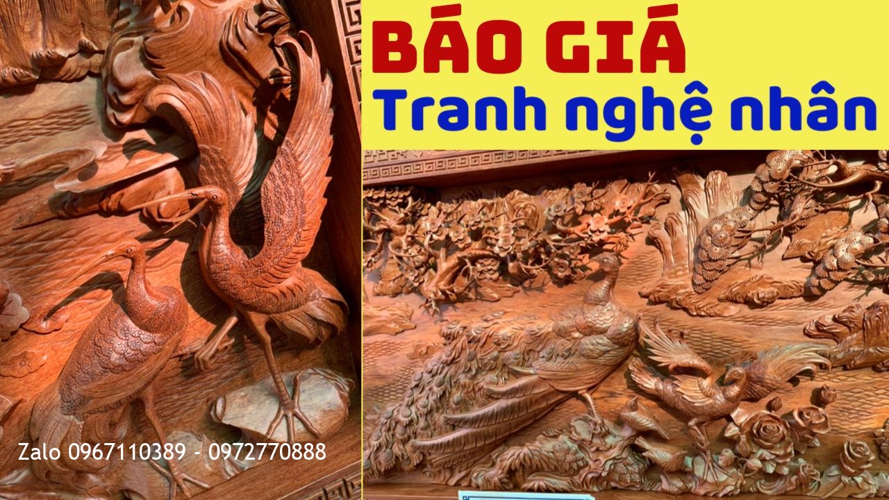 TRANH GỖ NGHỆ NHÂN ĐỤC