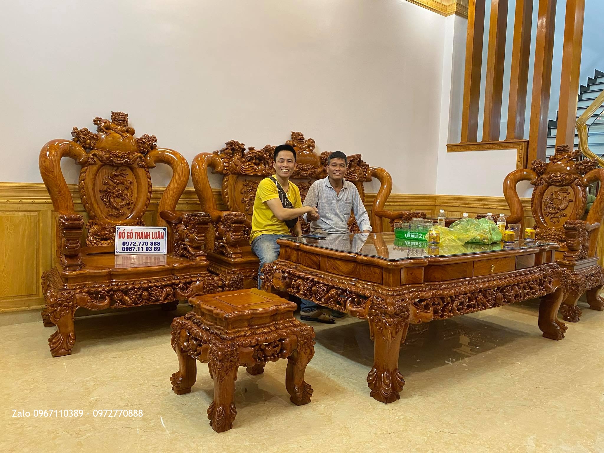 Nội Thất Phòng Khách. Gia Đình Chú Thiện ở Thuỷ Nguyên Hải Phòng