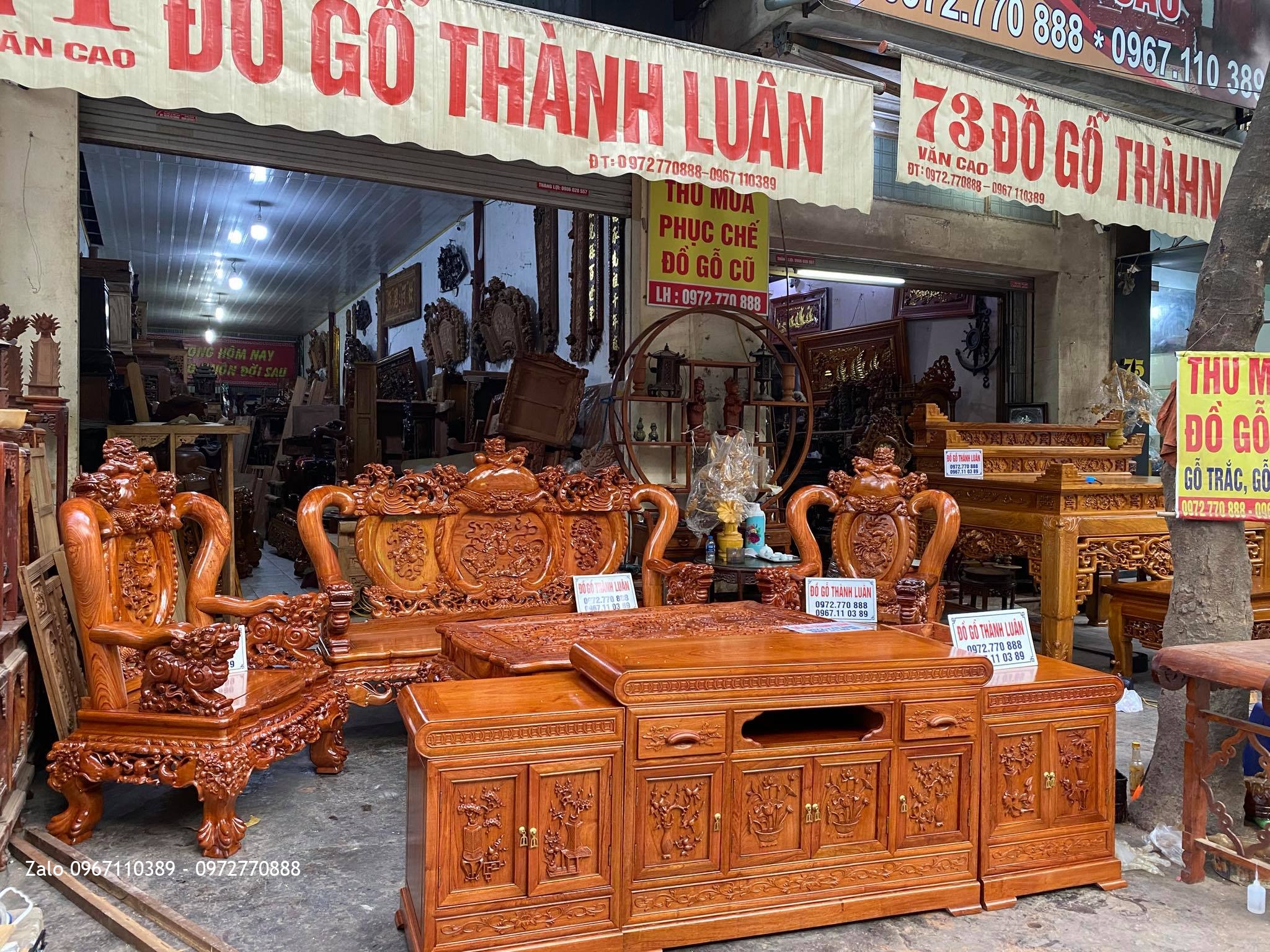 Nội Thất Phòng Khách. Gia Đình Chú Thiện ở Thuỷ Nguyên Hải Phòng,