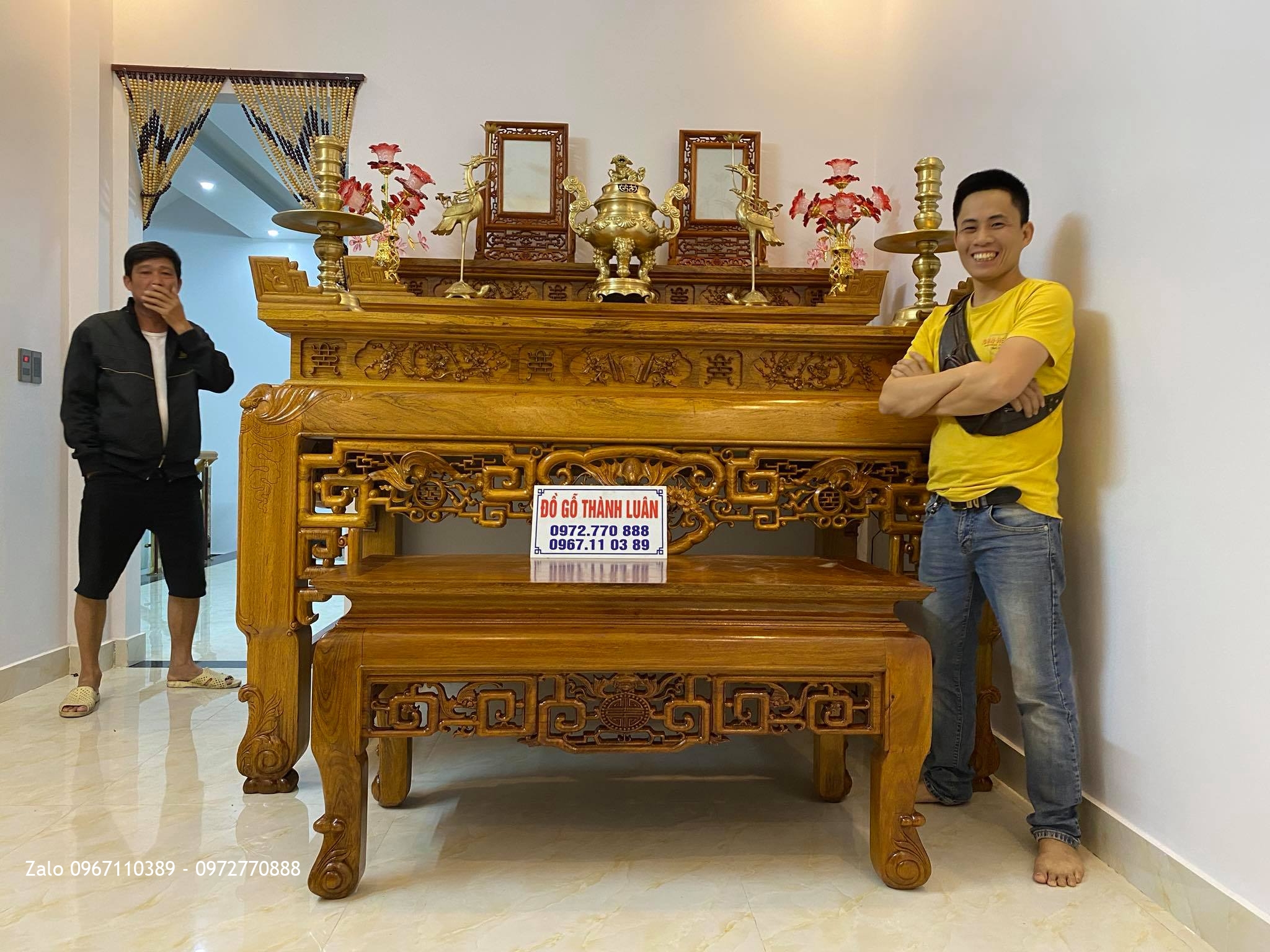 Nội Thất Phòng Khách. Gia Đình Chú Thiện ở Thuỷ Nguyên Hải Phòng.