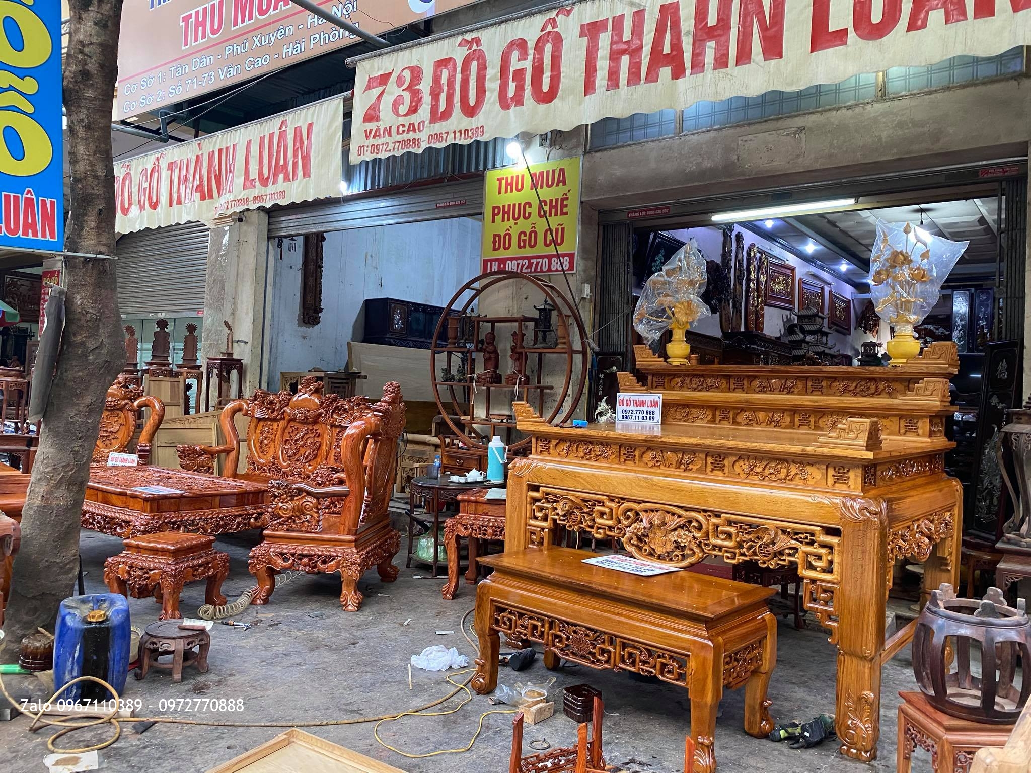 Nội Thất Phòng Khách. Gia Đình Chú Thiện ở Thuỷ Nguyên Hải Phòng.