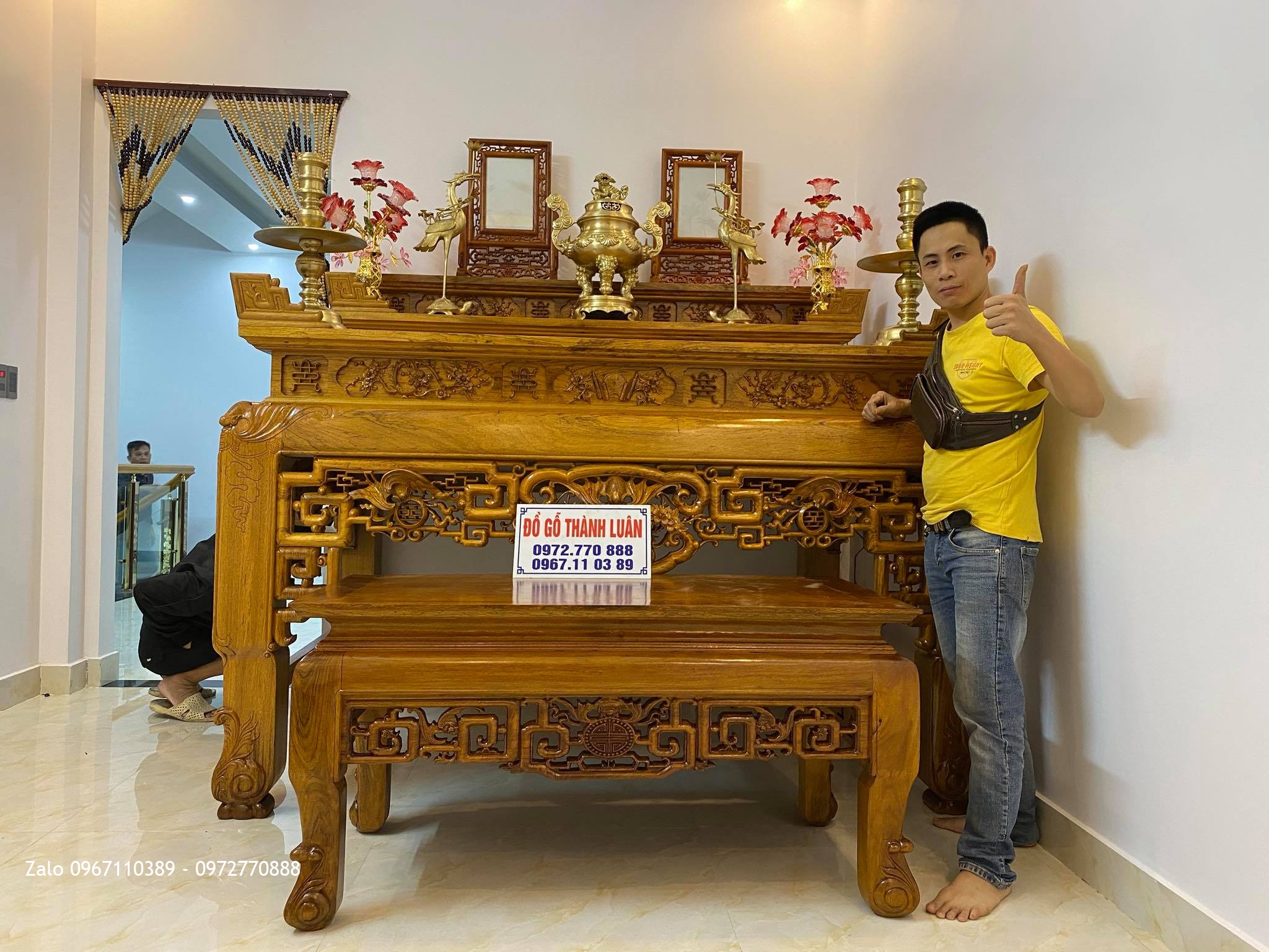 Nội Thất Phòng Khách. Gia Đình Chú Thiện ở Thuỷ Nguyên Hải Phòng