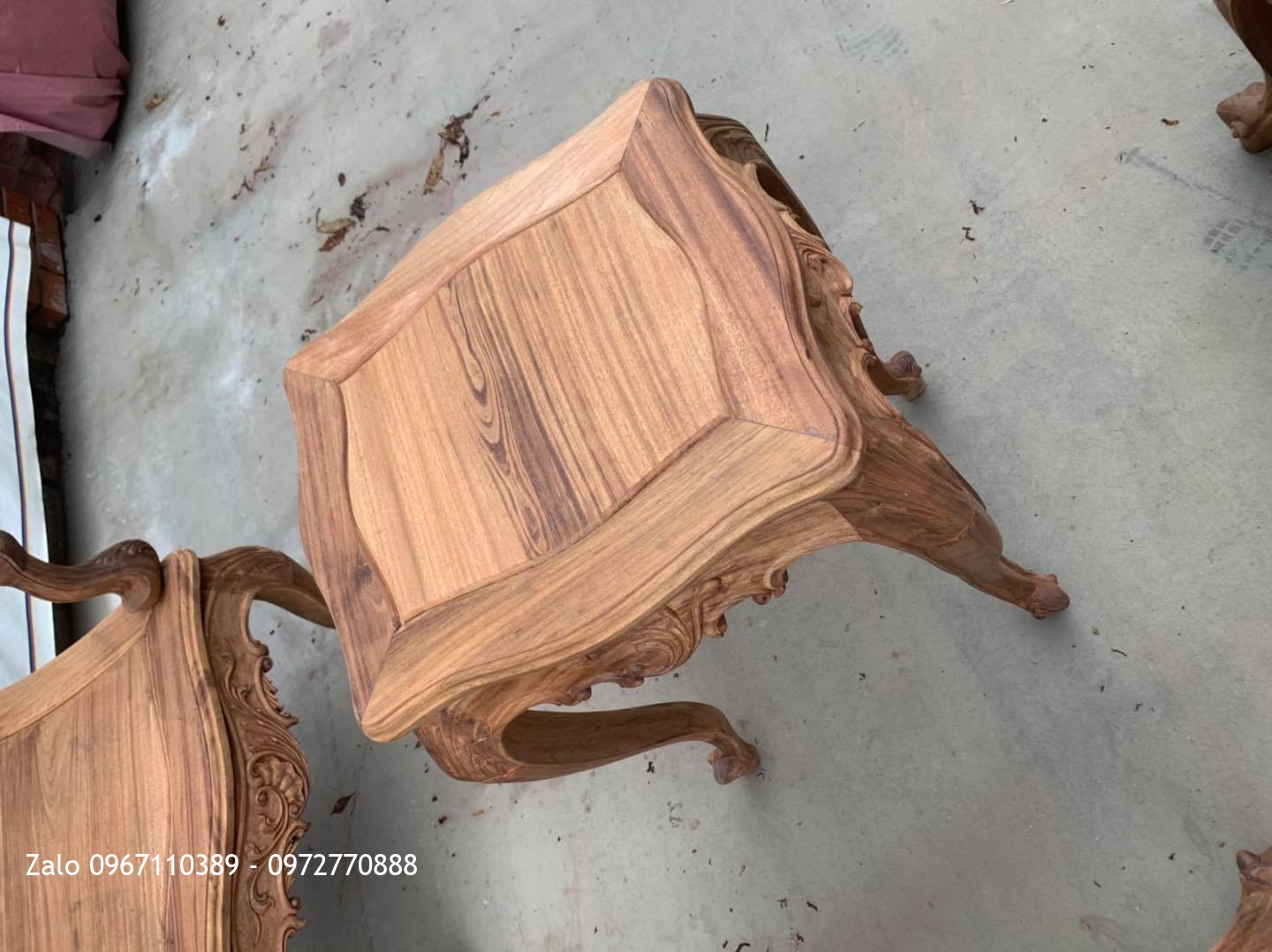 Bộ Ghế Lu-i (Louis) Gỗ Gụ Ta Quảng Bình Gồm 9 Món Bán Về Hà Nội.