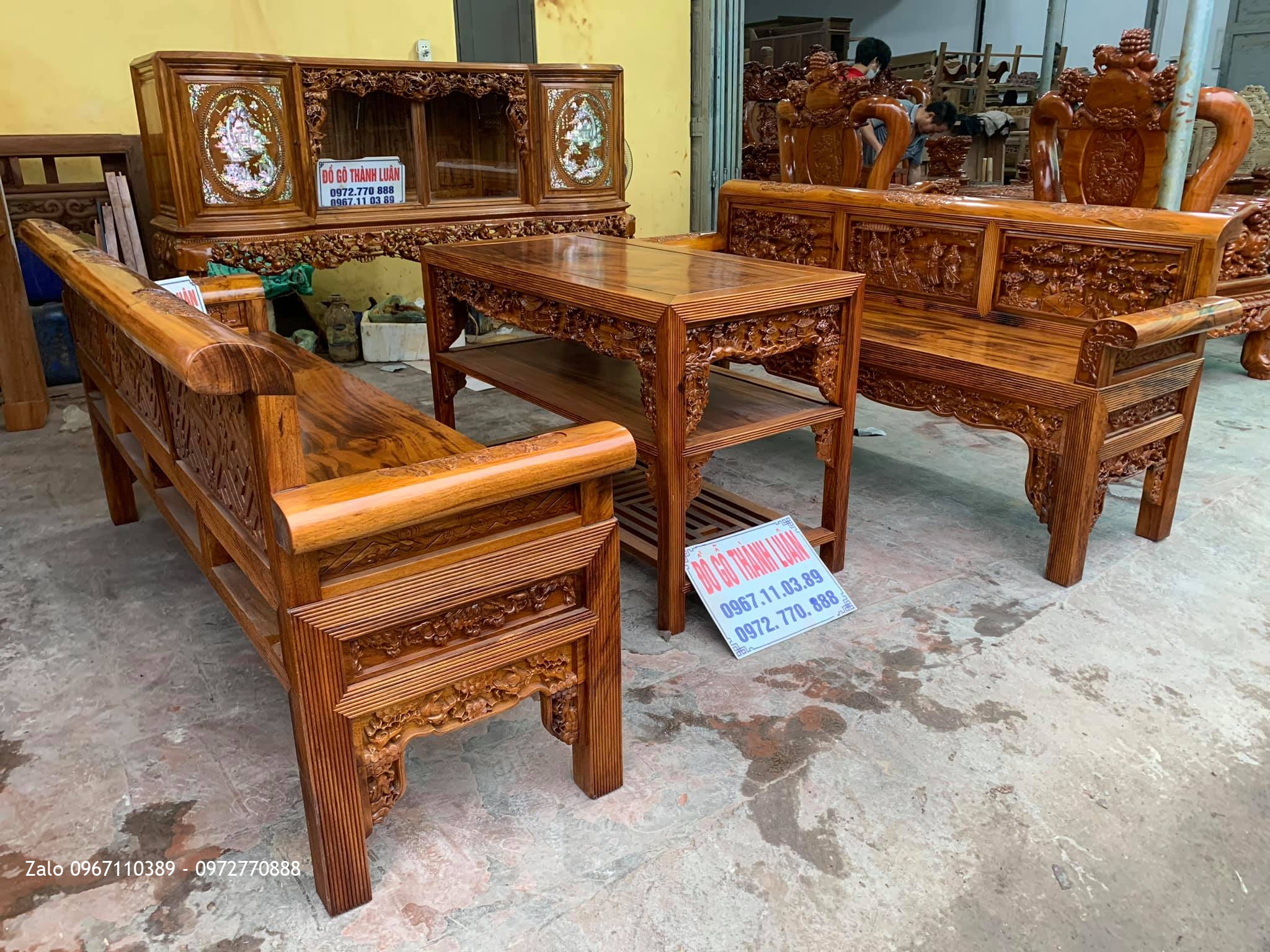 Trường Kỷ Tam Quốc Gỗ Gụ Ta Quảng bÌnh siêu víp