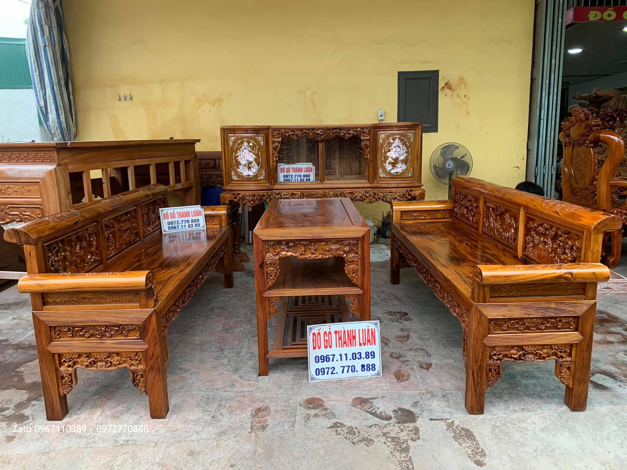 Trường Kỷ Tam Quốc Gỗ Gụ Ta Quảng bÌnh siêu víp,