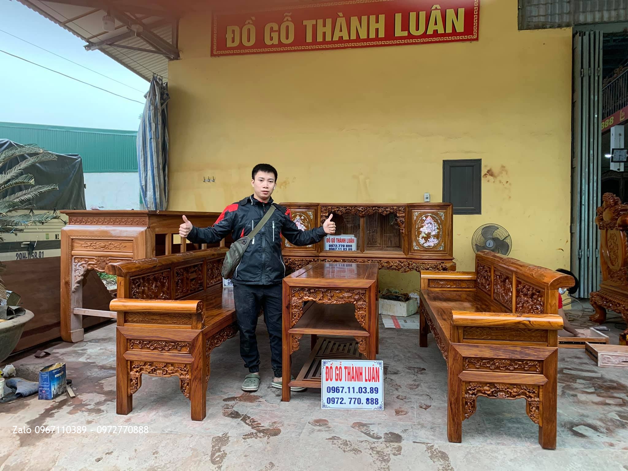 Trường Kỷ Tam Quốc Gỗ Gụ Ta Quảng bÌnh siêu víp,