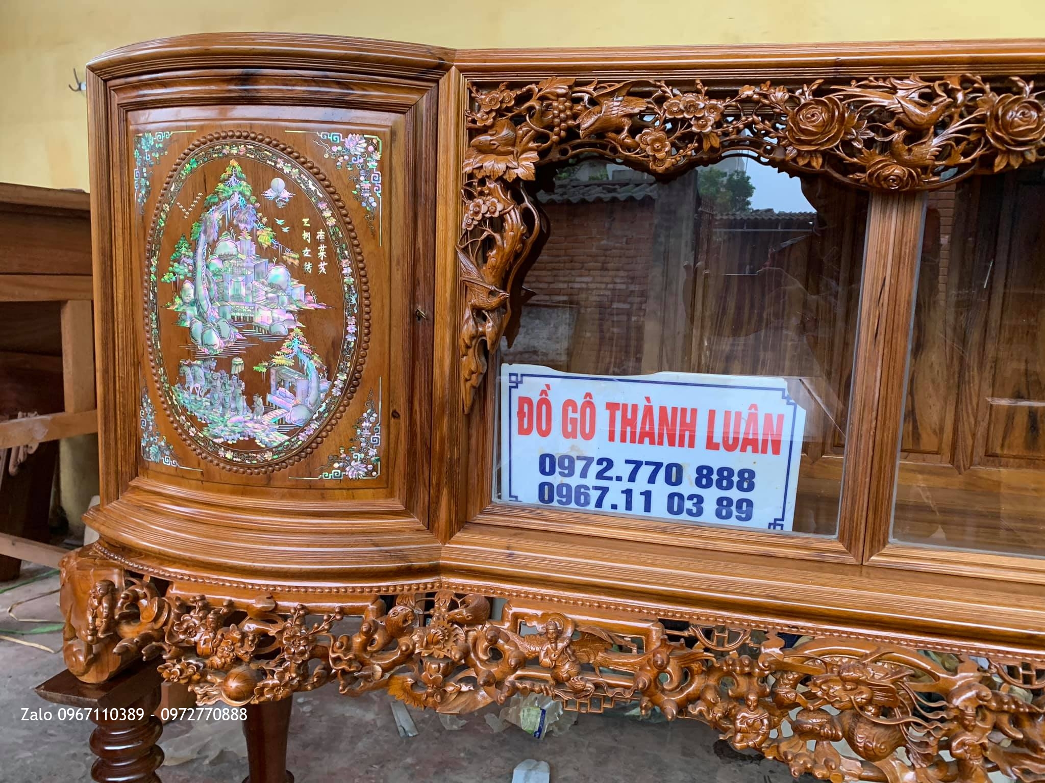 Trường Kỷ Tam Quốc Gỗ Gụ Ta Quảng bÌnh siêu víp.,